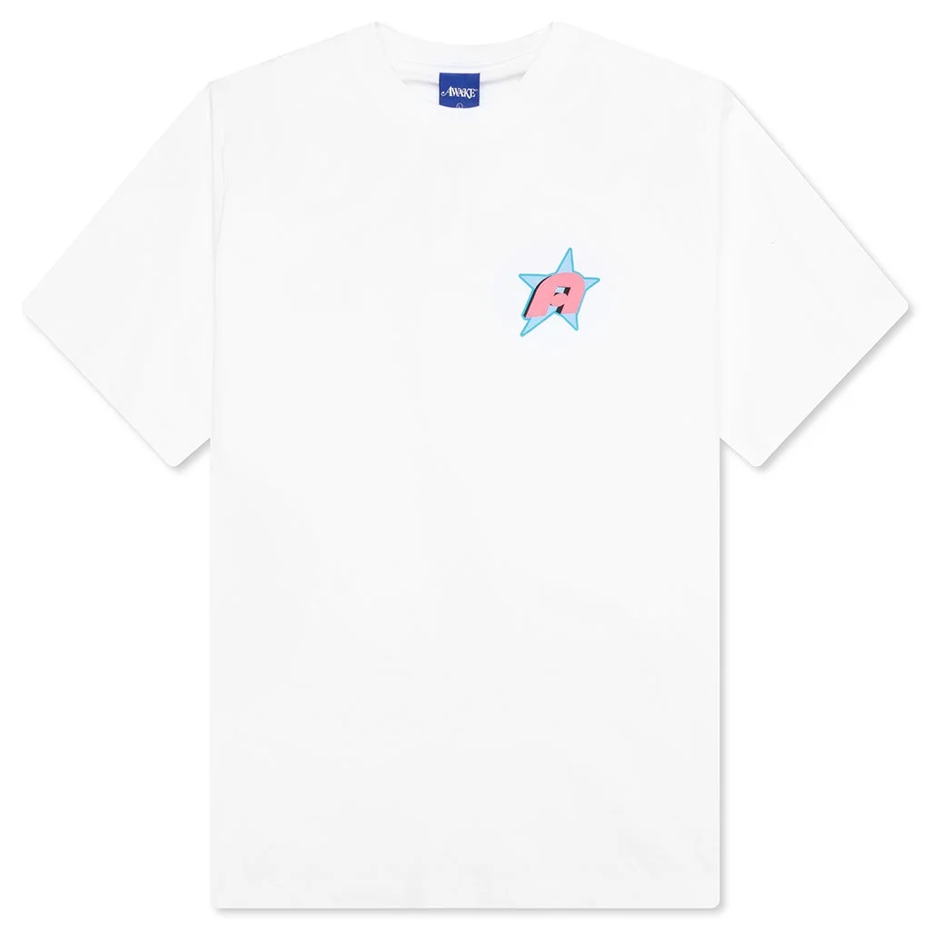 STAR A S/S TEE - 화이트 - 1