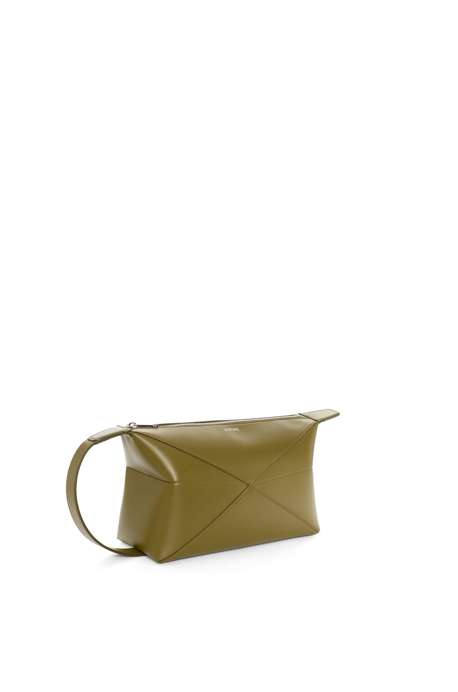 Puzzle Fold wash bag in shiny calfskin - 2