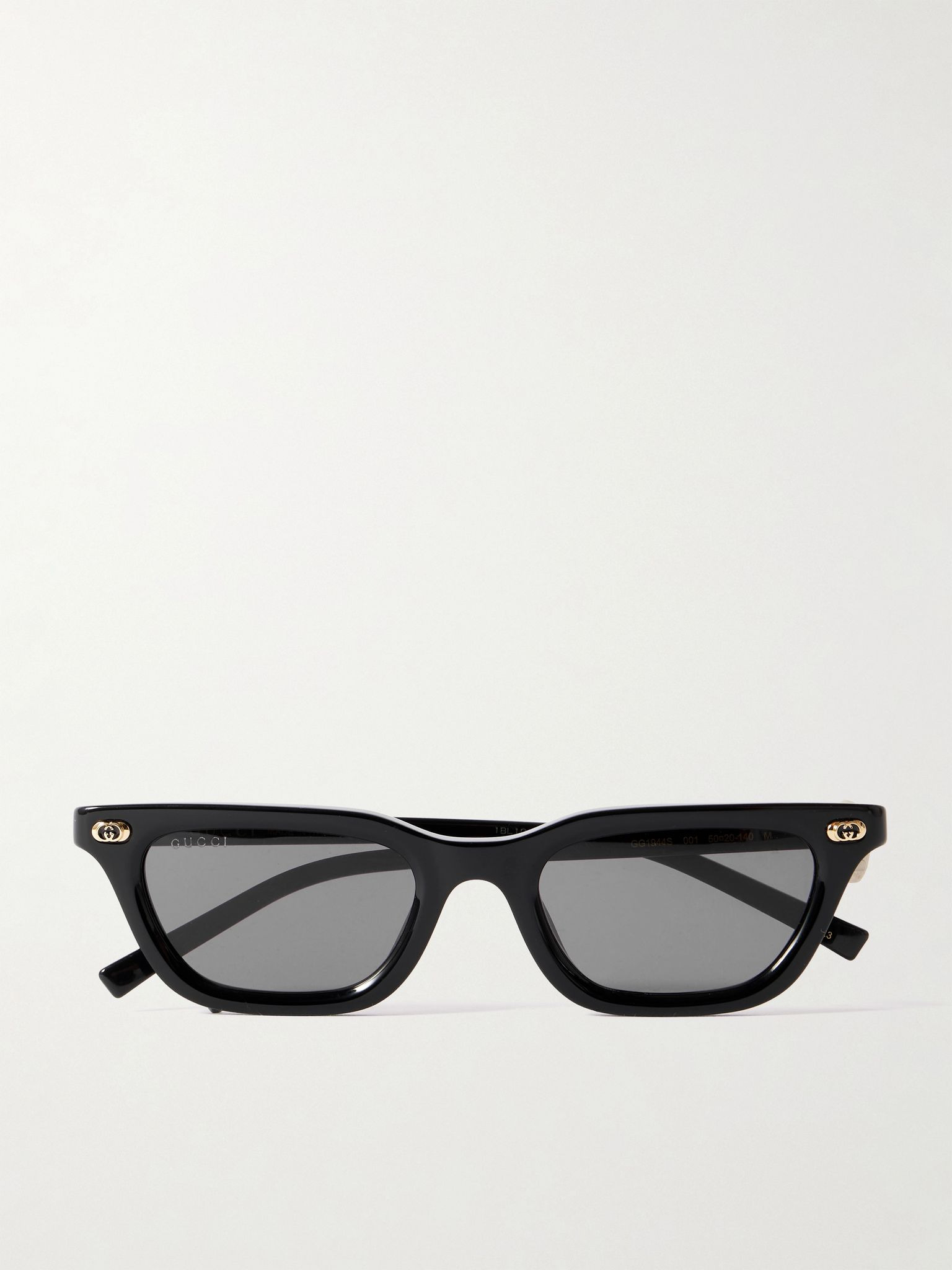 Cat-eye acetate sunglasses Black - 1
