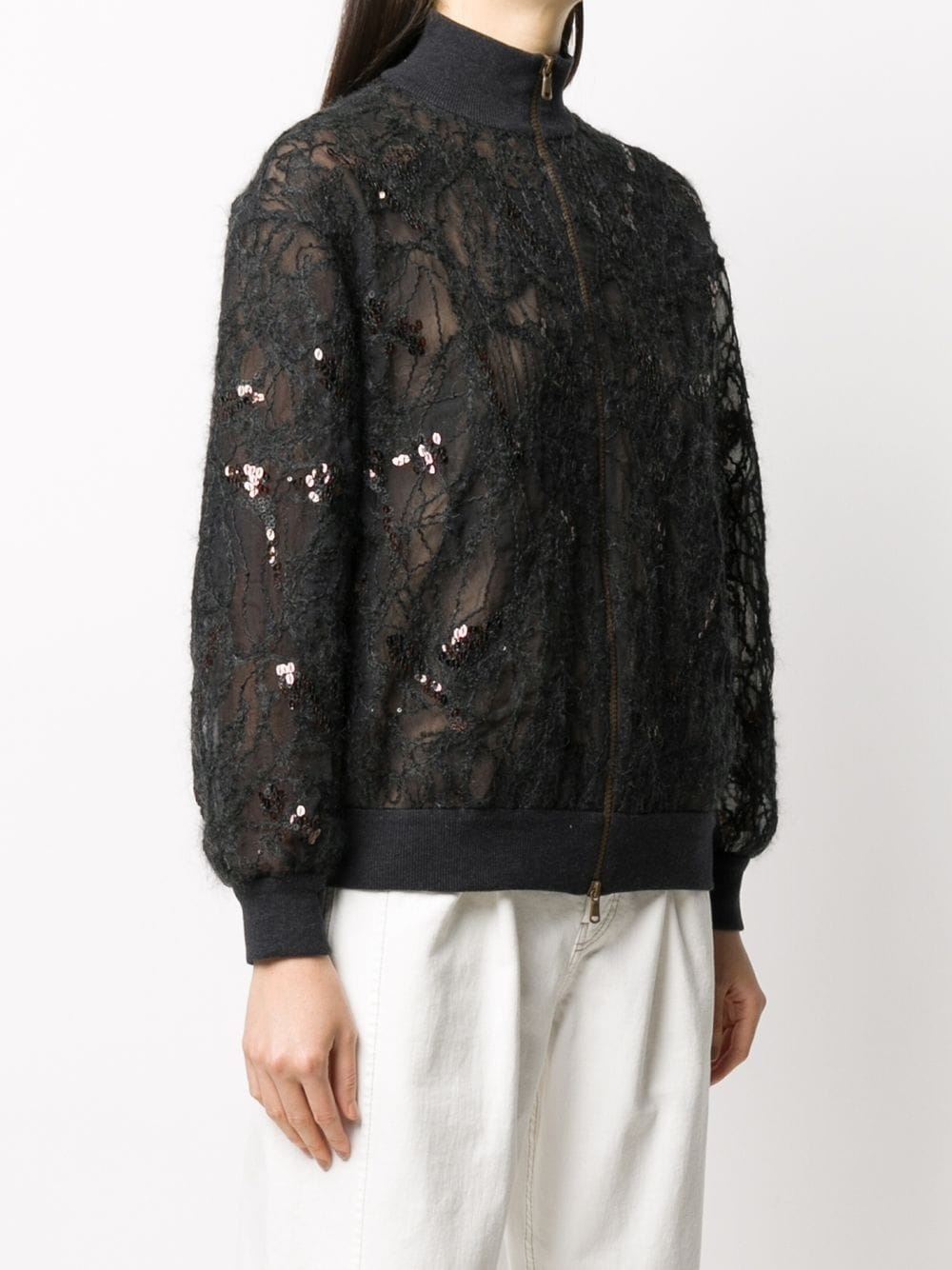 embroidered bomber jacket - 3