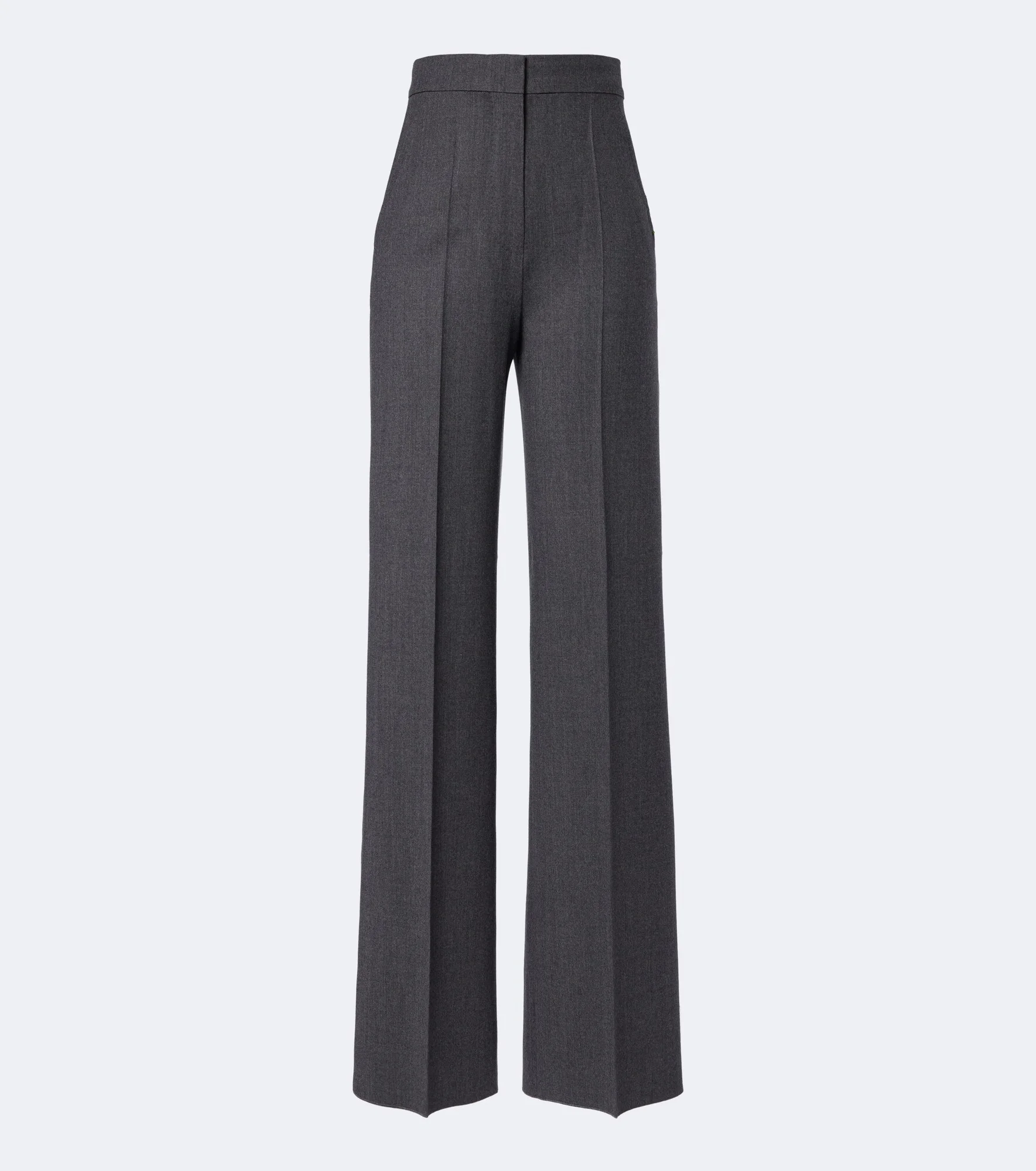 Wool-blend wide-leg pants - 1
