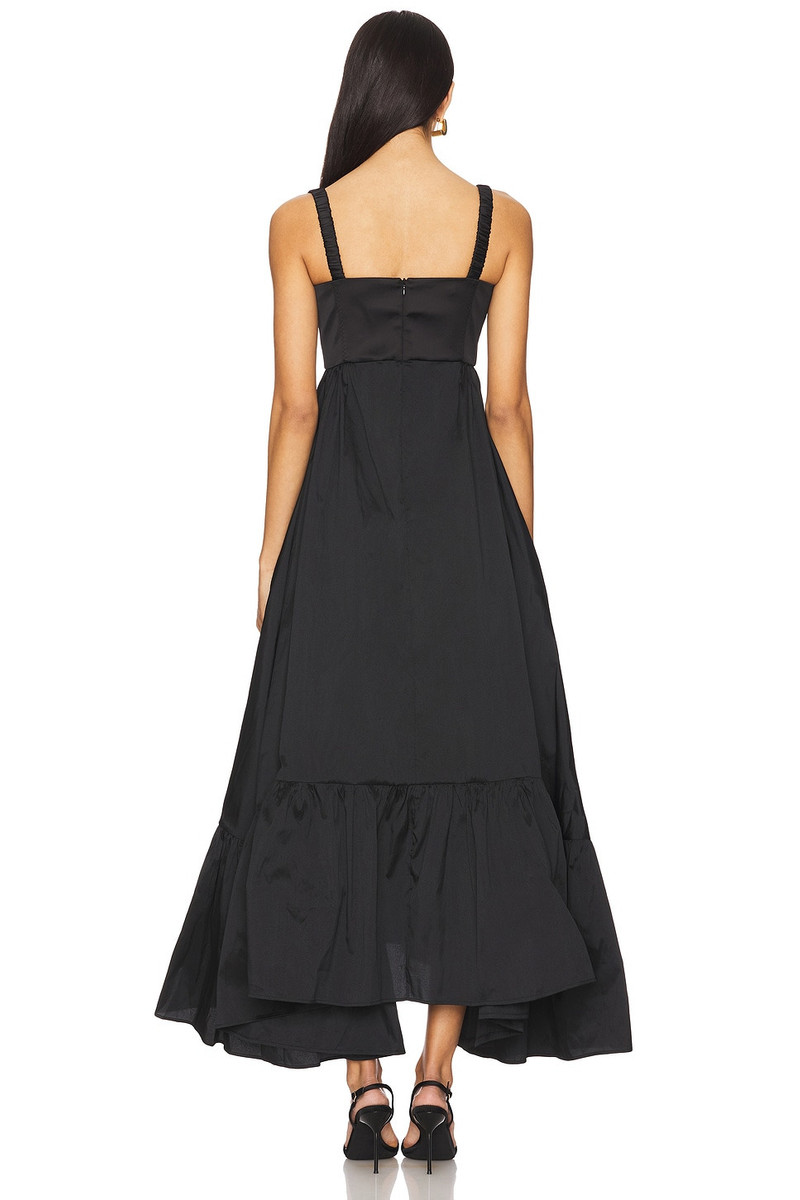 ANNA OCTOBER Black Swan Maxi Dress outlook