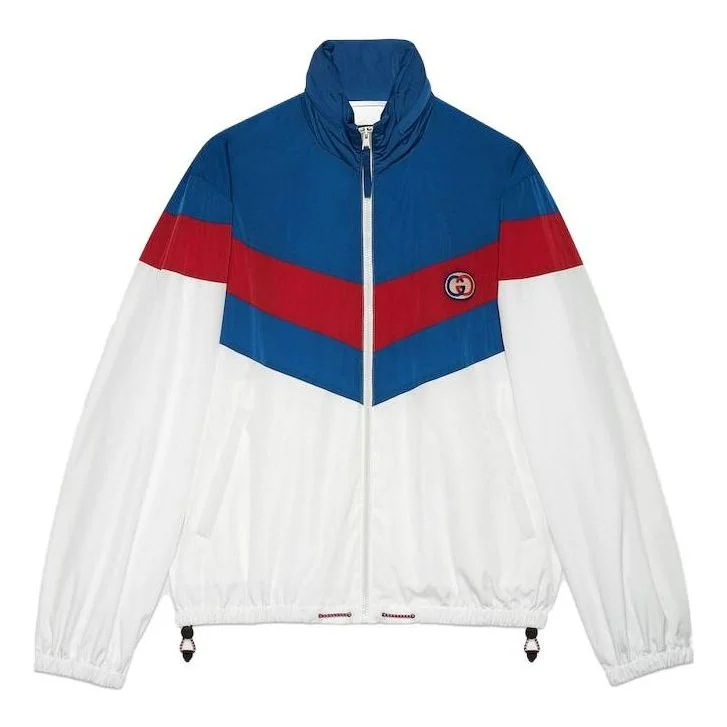 Gucci Nylon Zip Jacket With Patch 'White' 742815-ZAN7X-9198 - 1