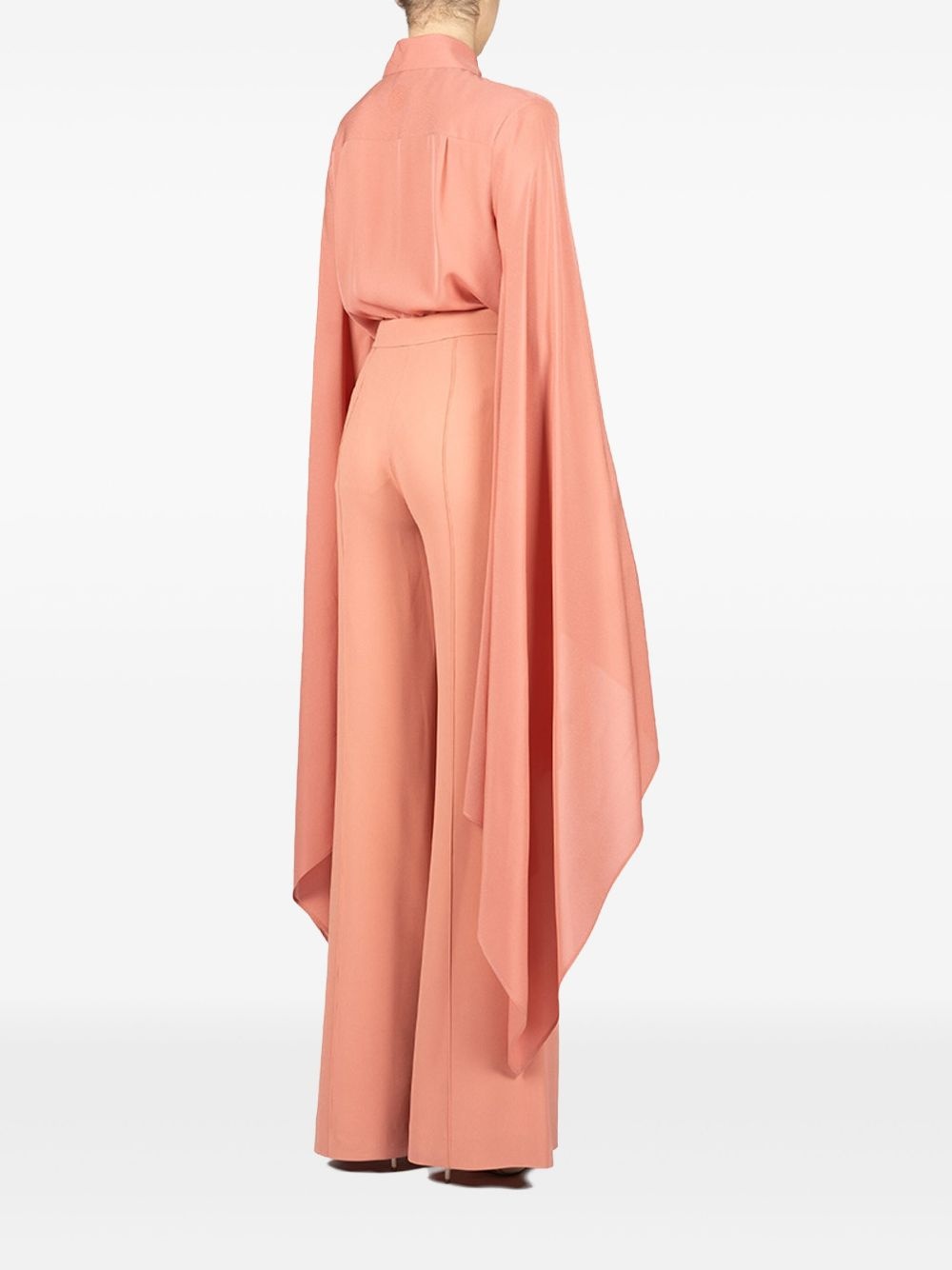draped-sleeve shirt - 5