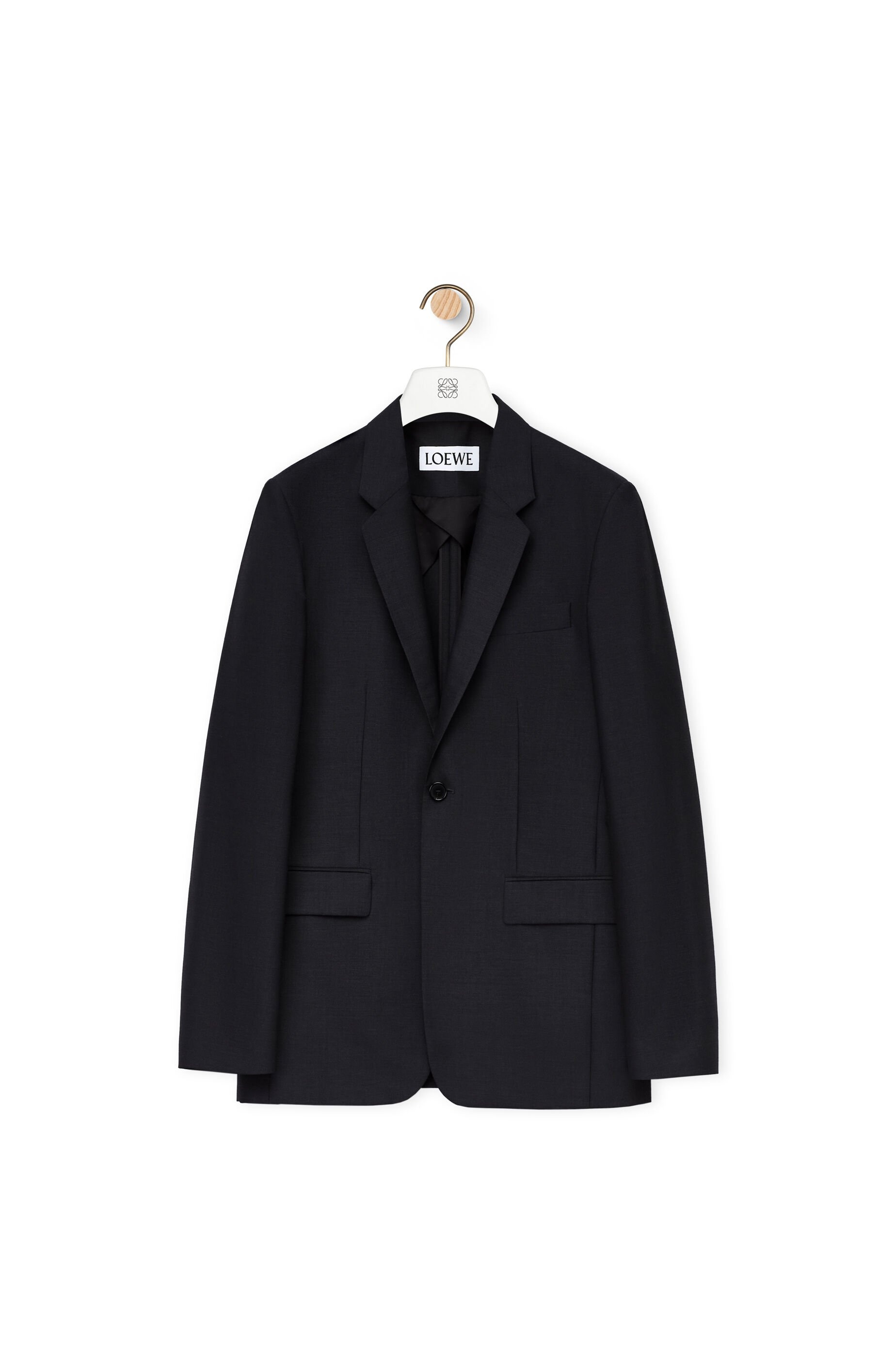 Tailored jacket in wool and mohair - 1