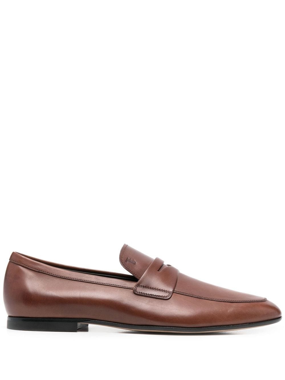 penny-strap leather loafers - 1