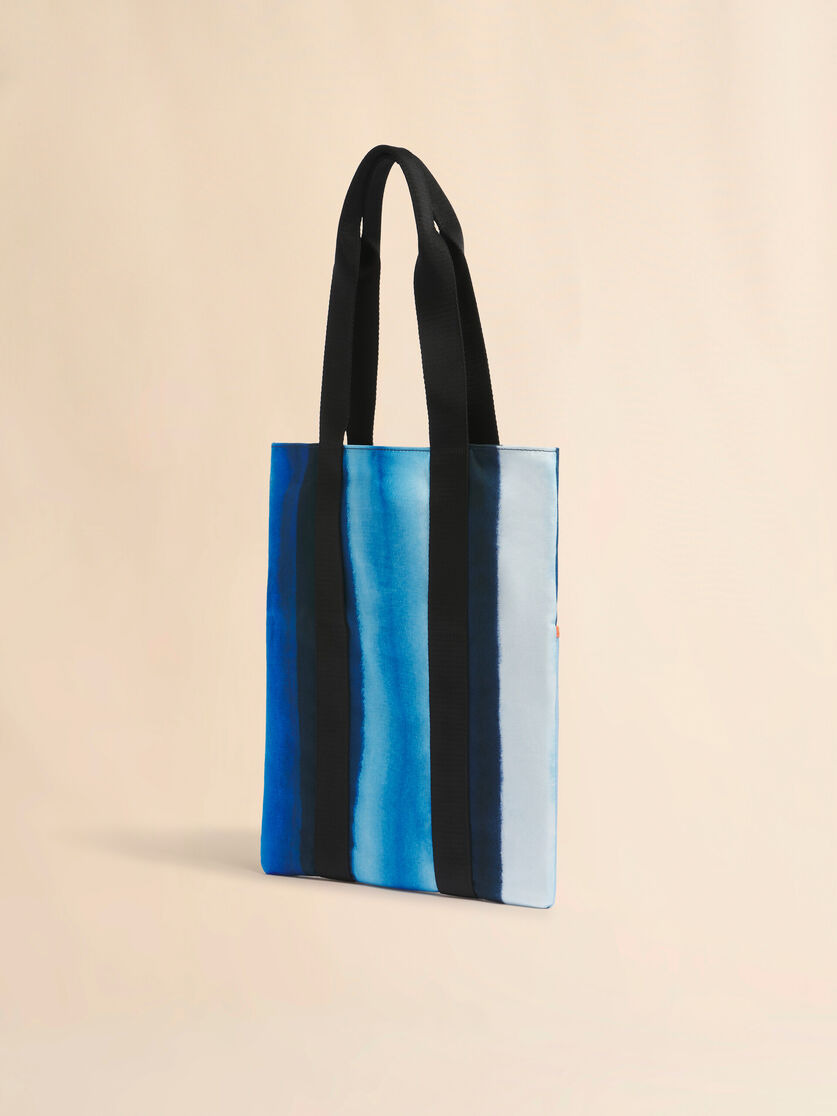 BLUE COTTON TOTE BAG - 3
