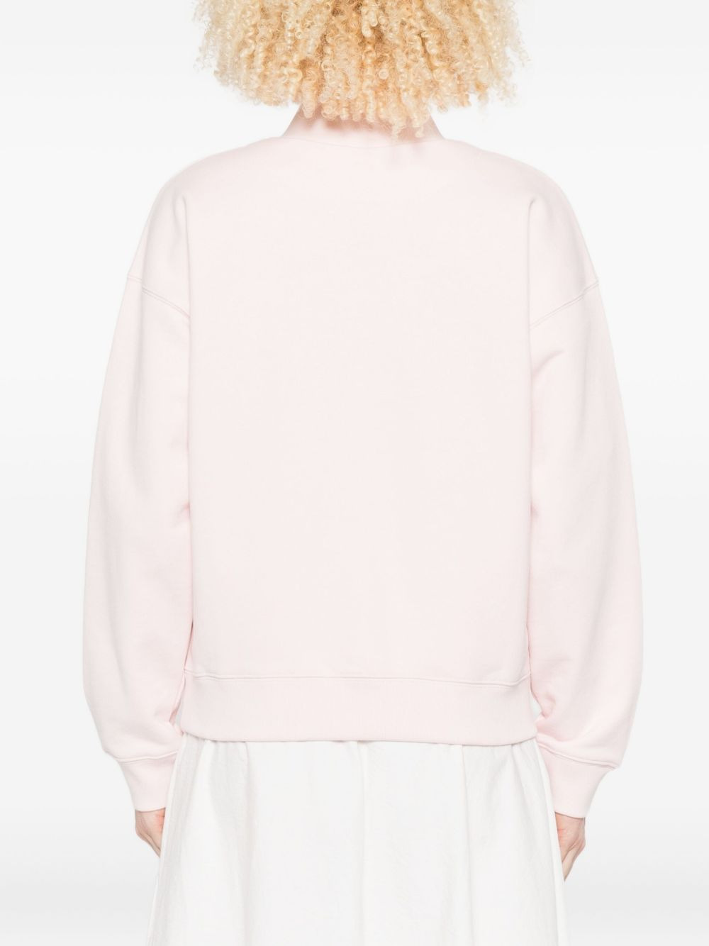embroidered-logo sweatshirt - 4