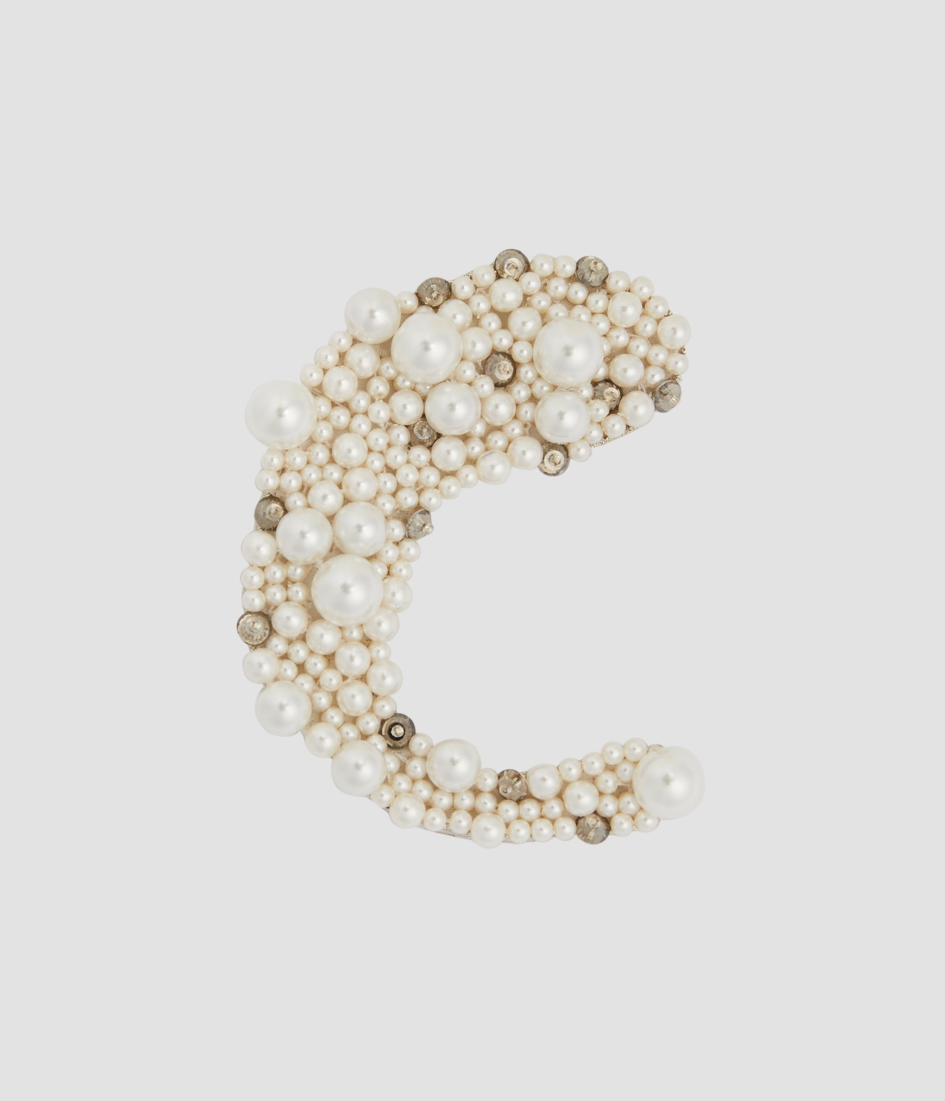 PEARL ALPHABET BROOCH C - 1