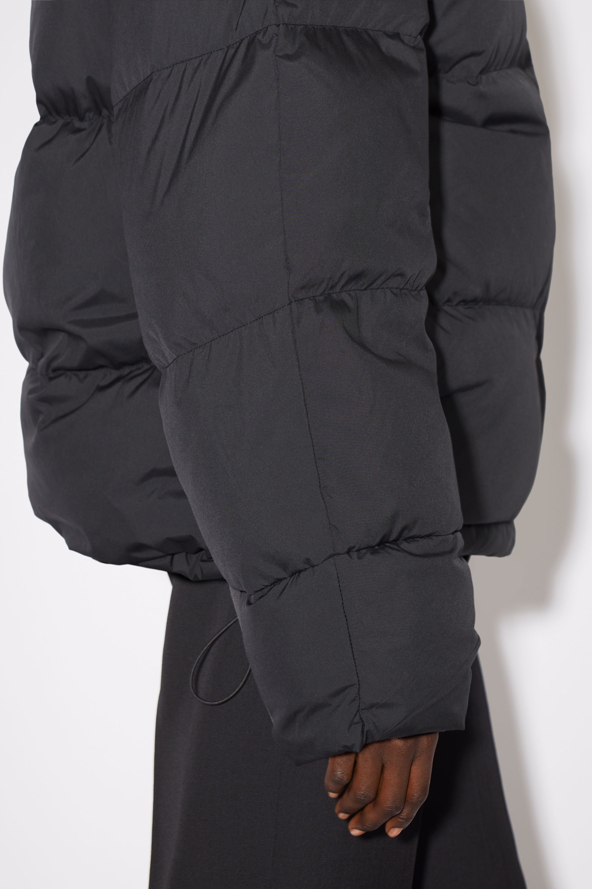 Down puffer jacket - Black - 5