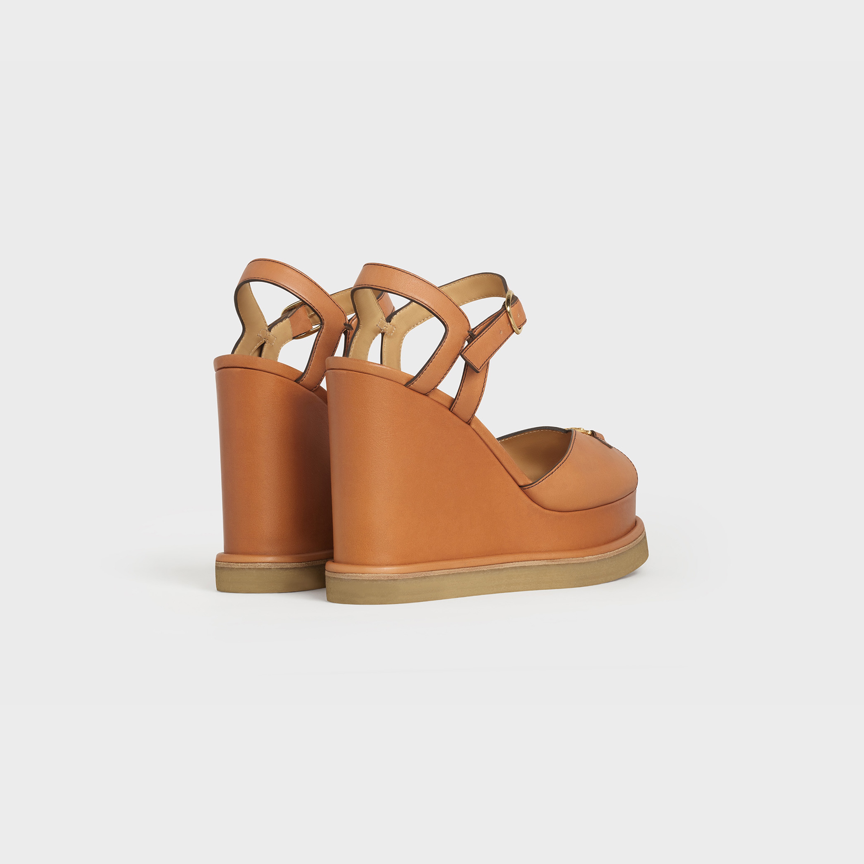 MANON WEDGE SANDAL IN CALFSKIN - 3