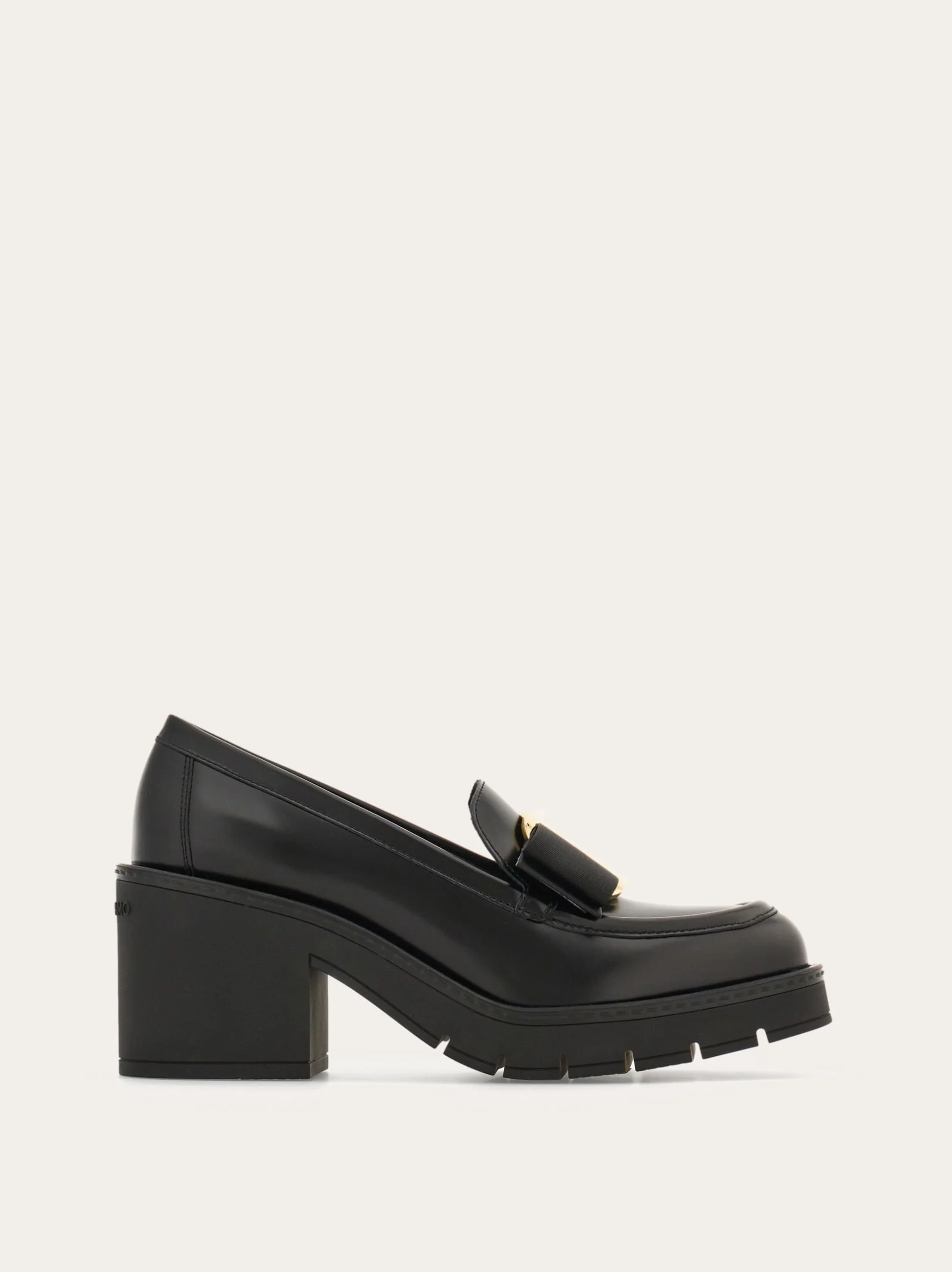 Chunky heel Vara Bow loafer - 1