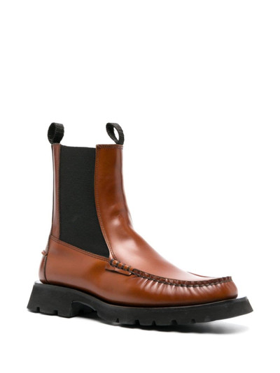 HEREU Alda leather ankle boots outlook