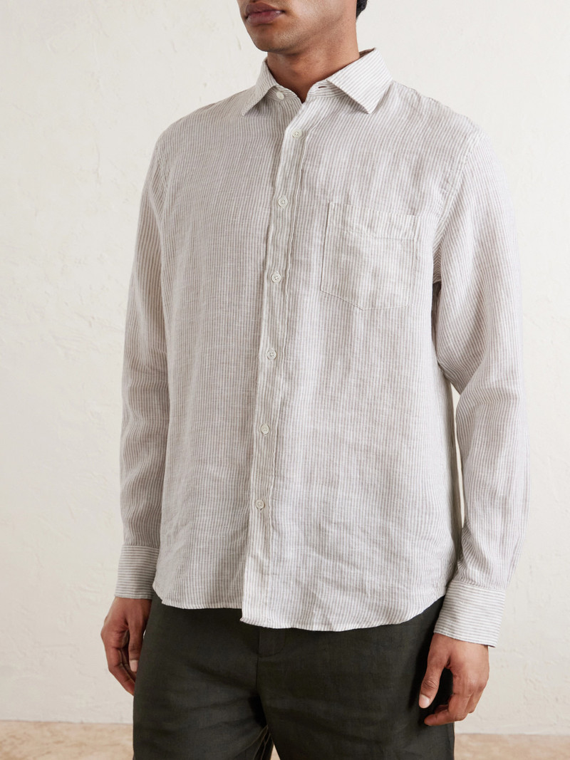 Paul Striped Linen Shirt 3