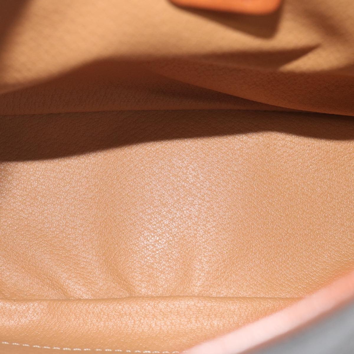 CELINE Macadam Canvas Hand Bag Pvc Leather Brown - 9