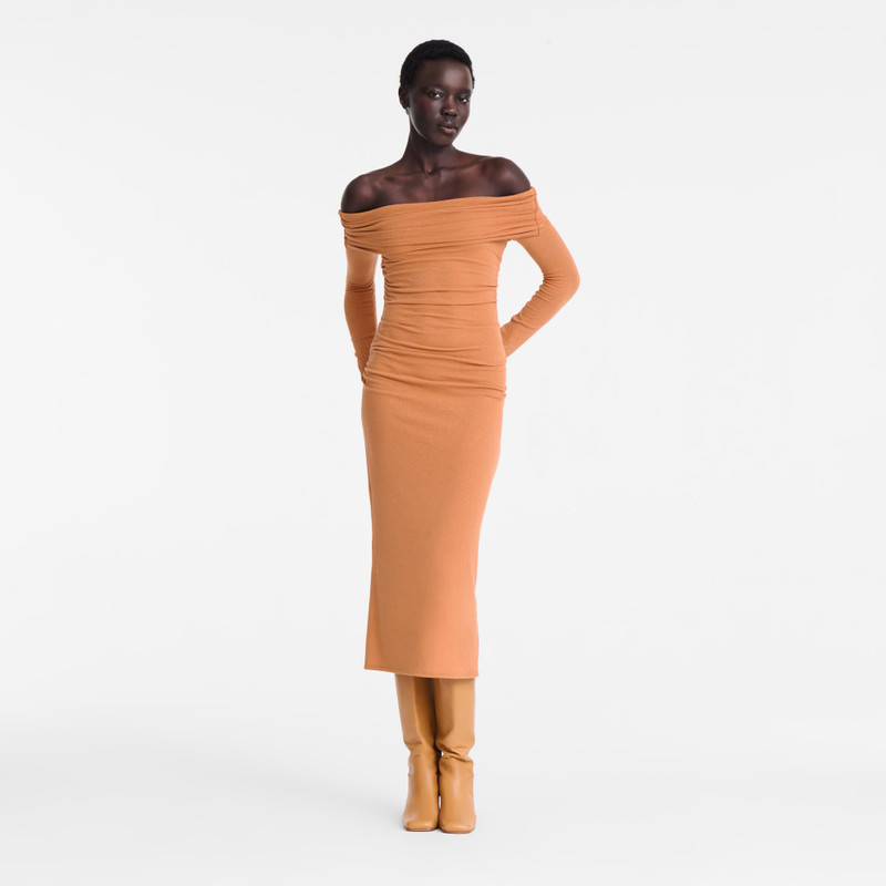 Longchamp Long dress Amber - Crepe jersey outlook