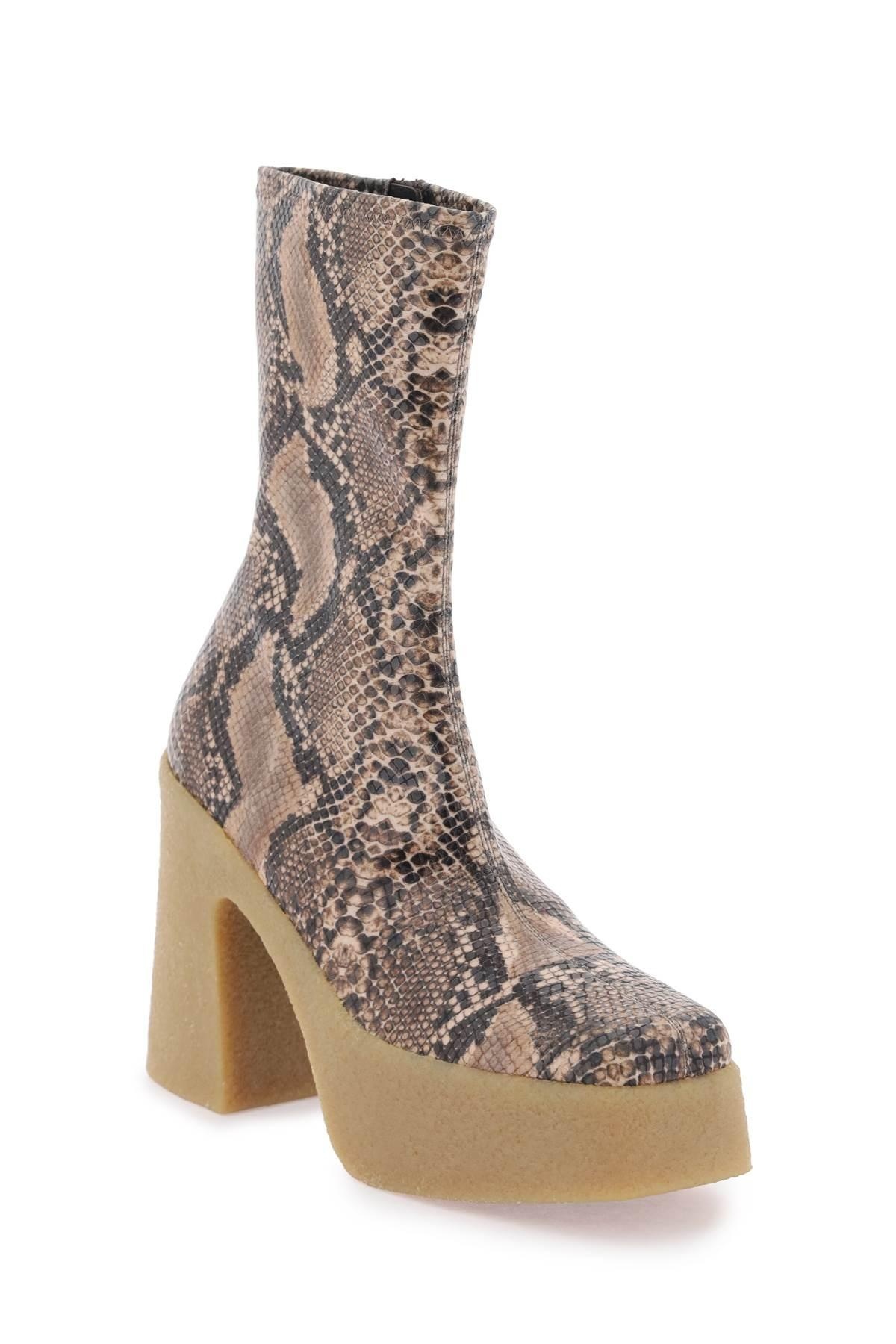 SKYLA WEDGE ANKLE BOOTS IN ALTER PYTHON - 4