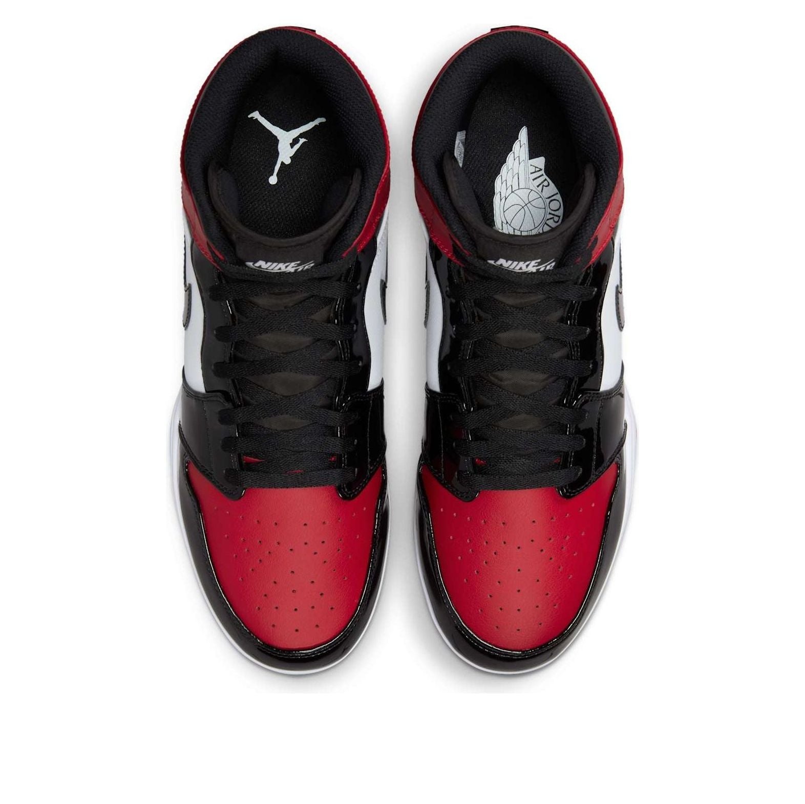 Air Jordan 1 Mid TD Cleat 'Bred Toe' FJ6805-601 - 4