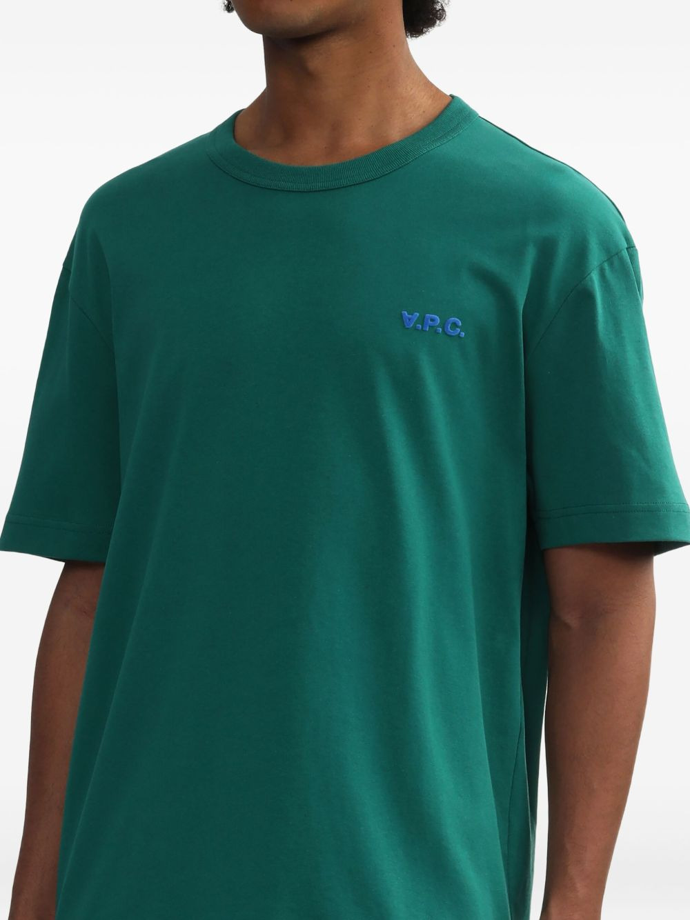 logo-embroidered T-shirt - 4