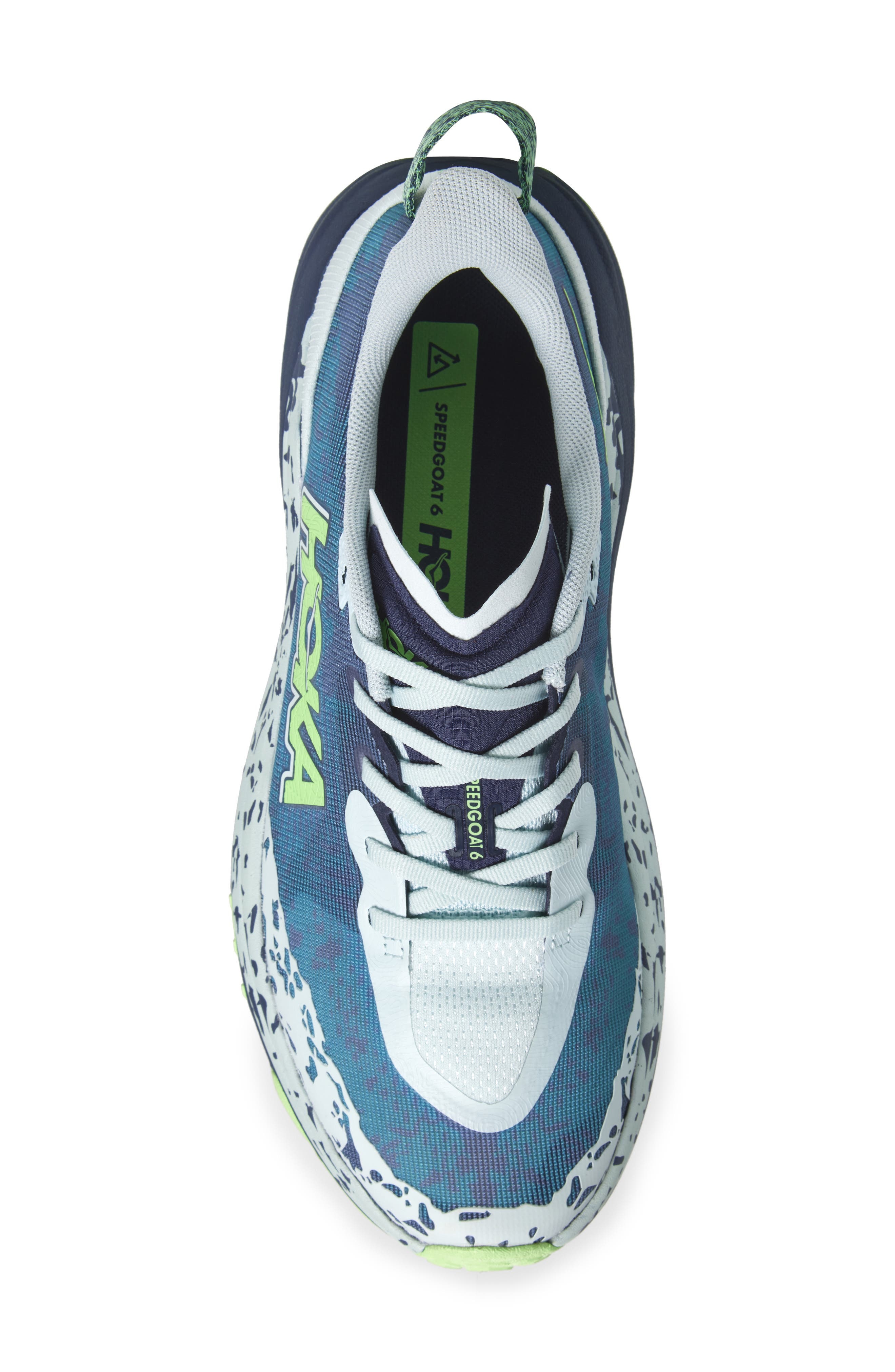HOKA Speedgoat 6 Trail Running Shoe in Droplet /Nautical Dusk at Nordstrom - 5