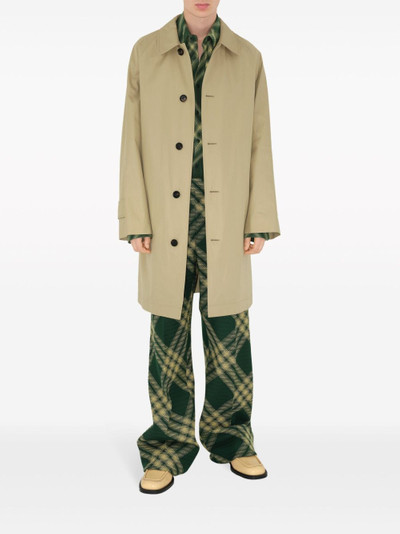 Burberry classic above-the-knee raincoat outlook