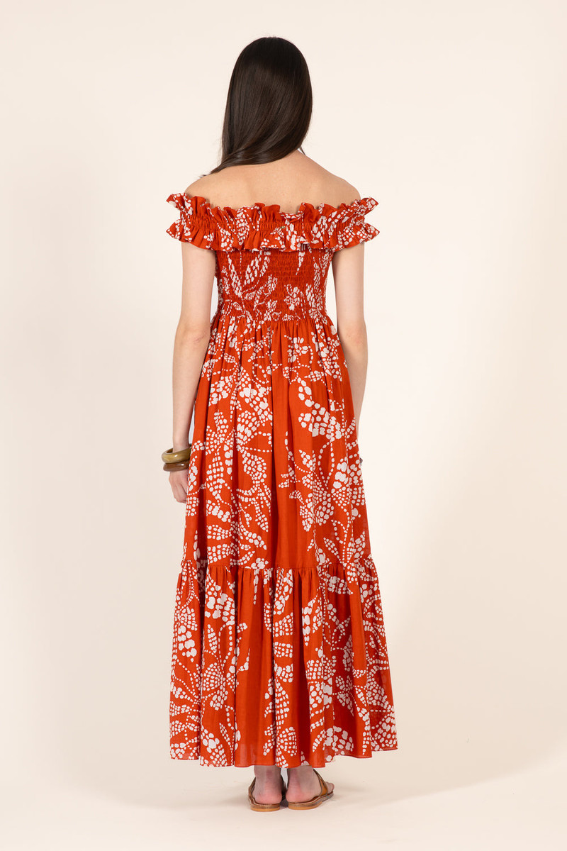 Long Dress Suzanne - Paprika Austral 6