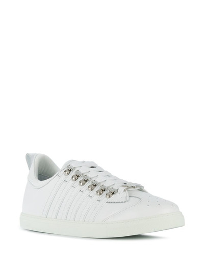 DSQUARED2 lace up trainers outlook