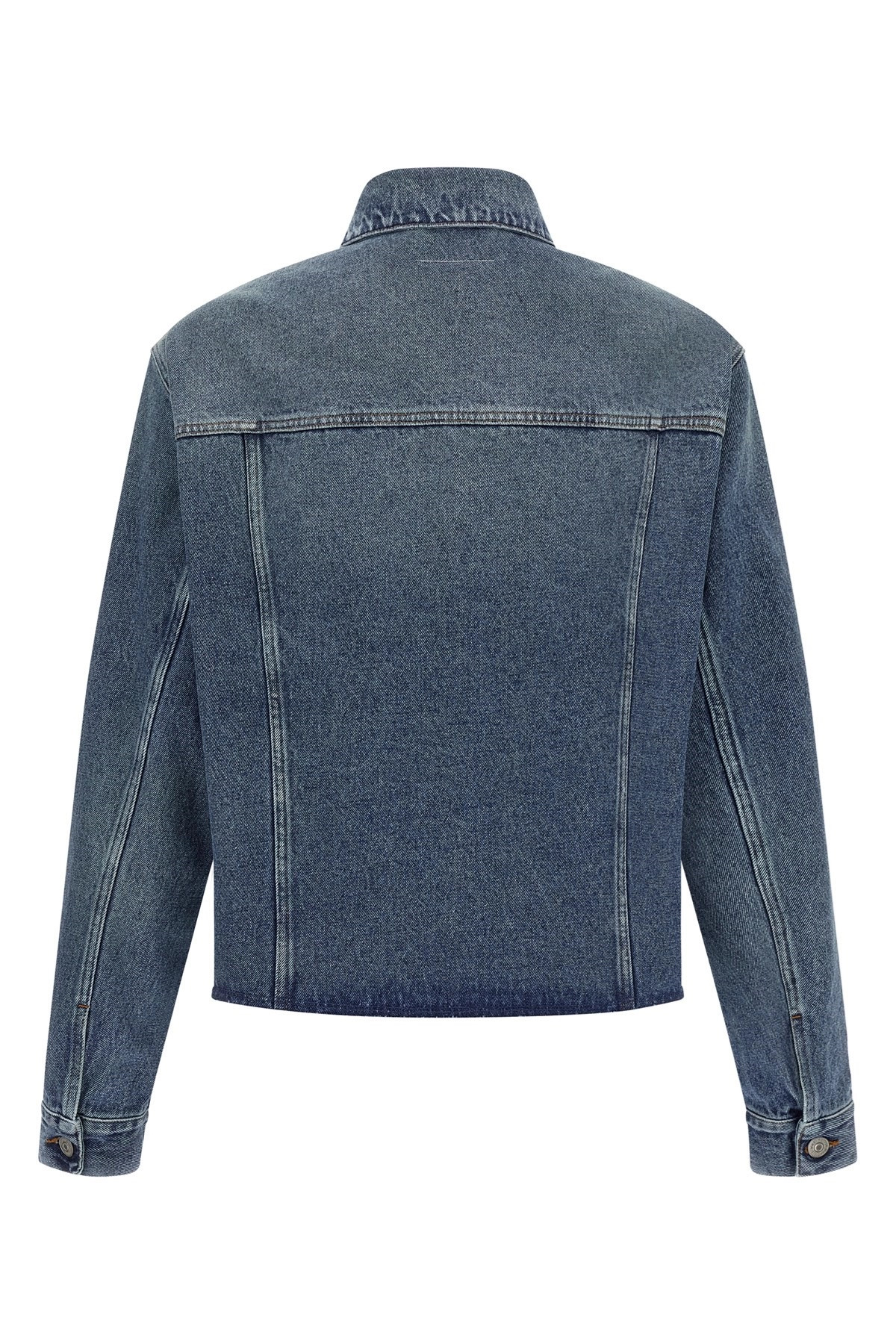 Raw cut denim jacket - 3