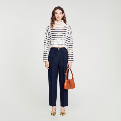 Sandro STRIPED PANTS outlook