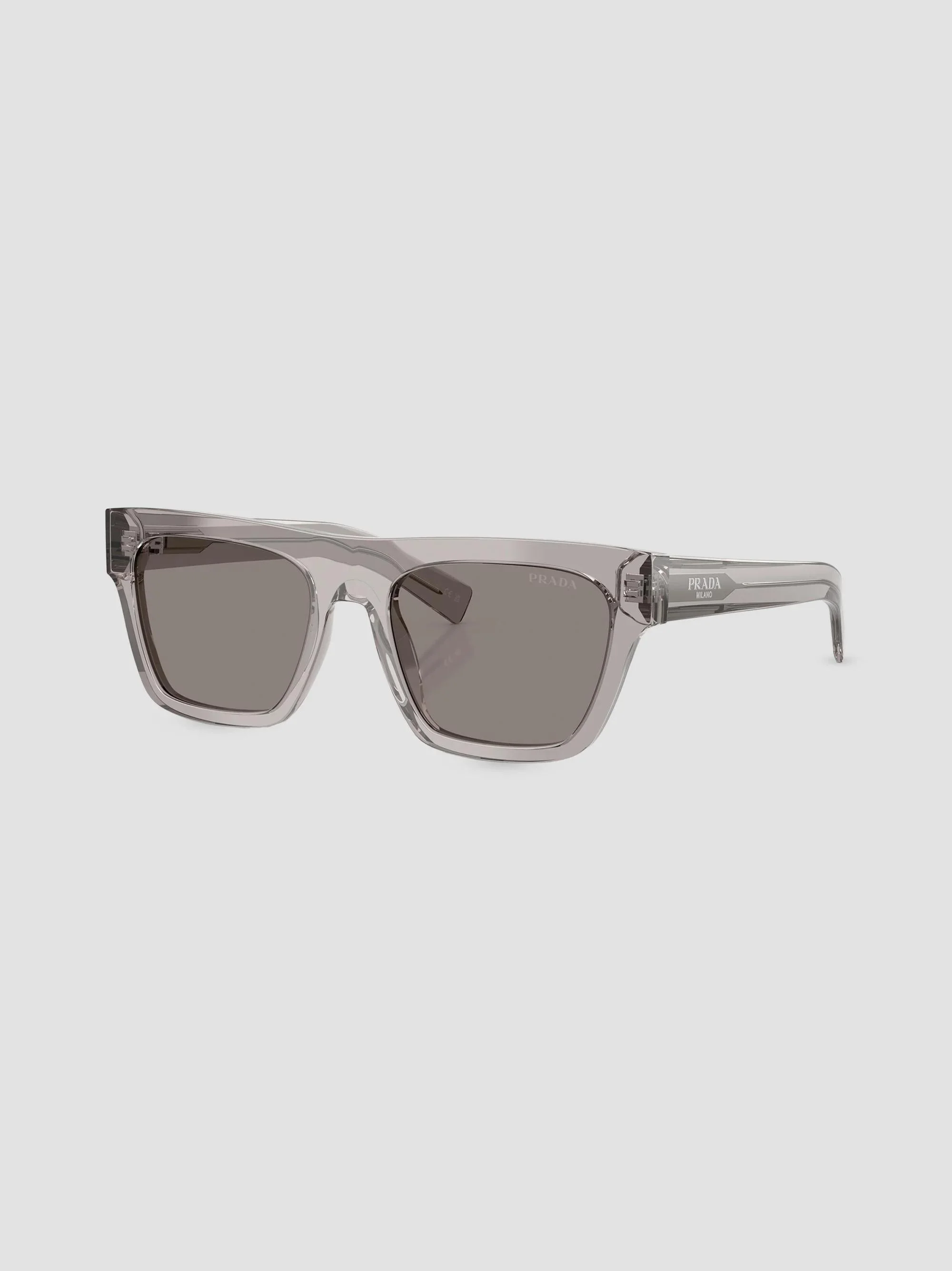 Men's 55MM Rectangular Sunglasses - Grey - 1