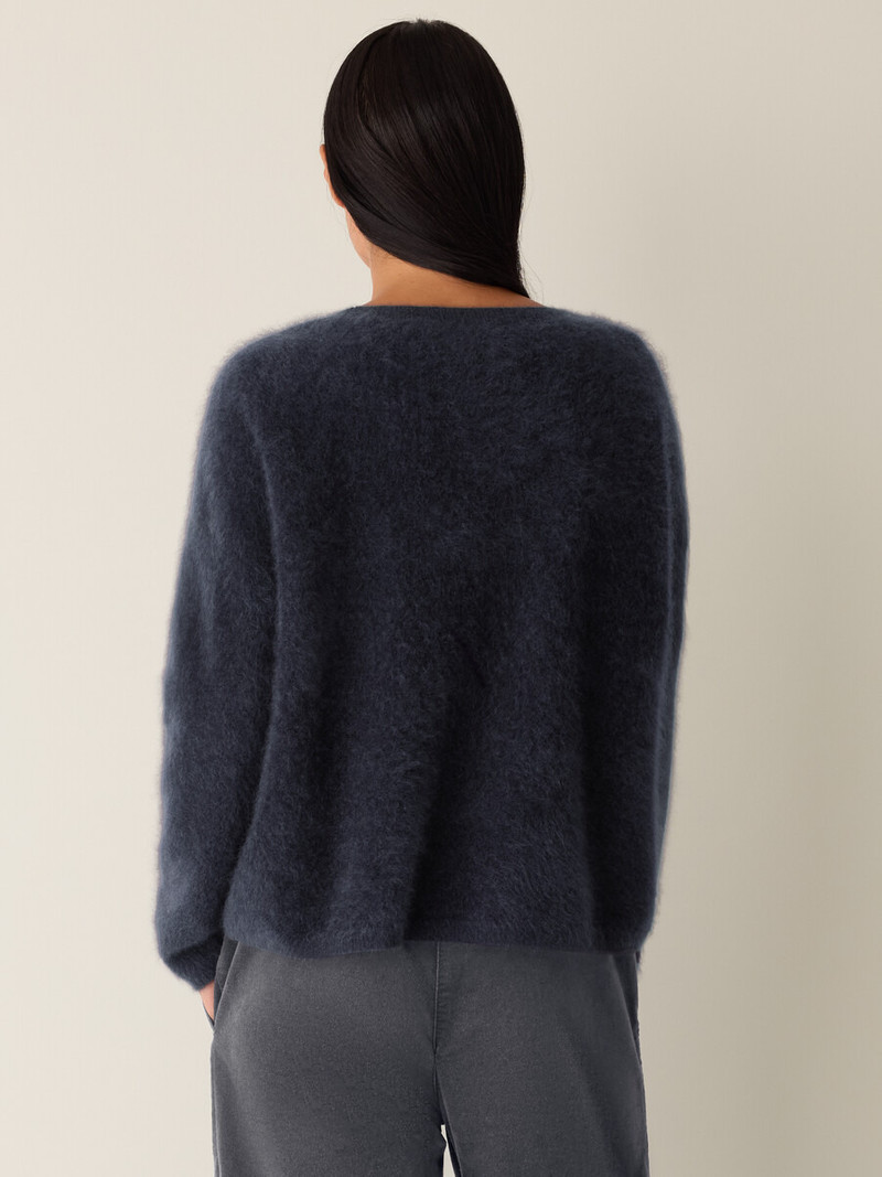 Cashmere Fluff Crew Neck Top 4