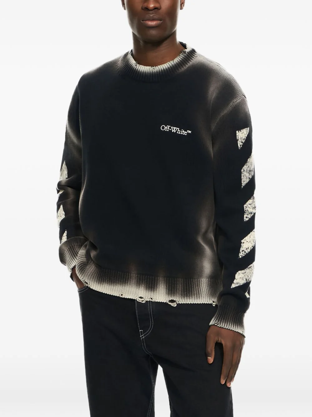 Diag Corrosion sweater - 1