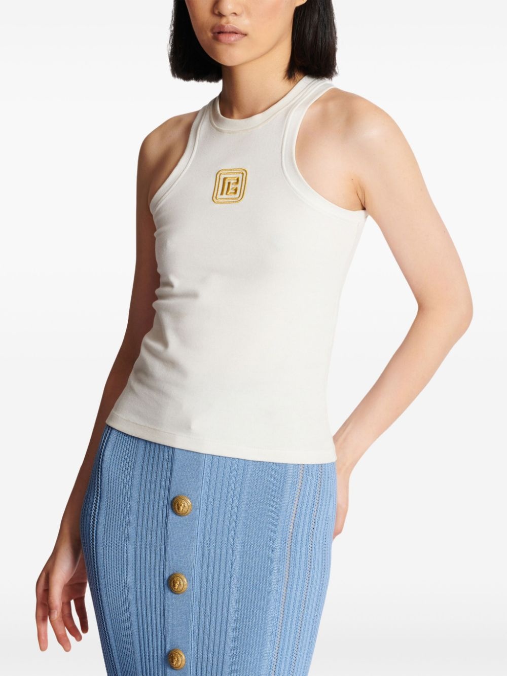 PB-embroidered tank top - 6