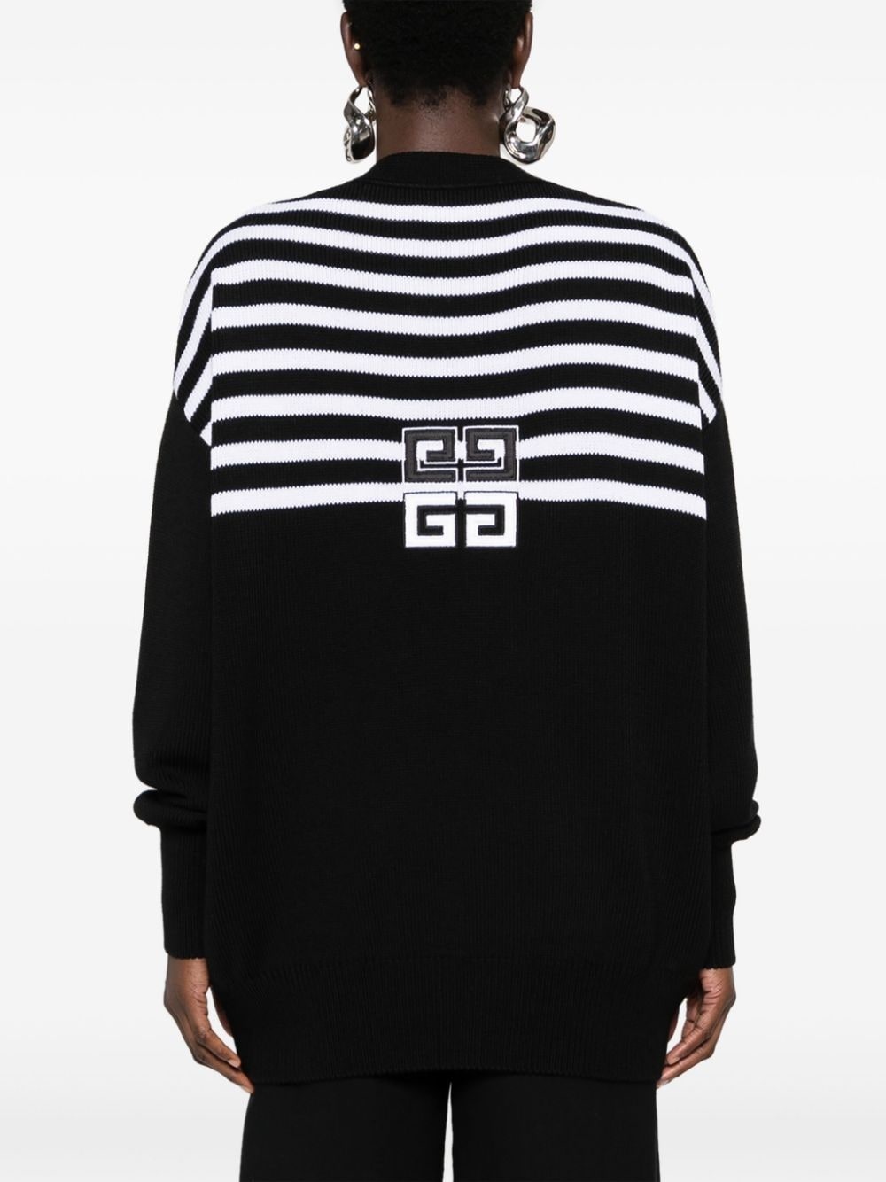 4G striped cardigan - 4