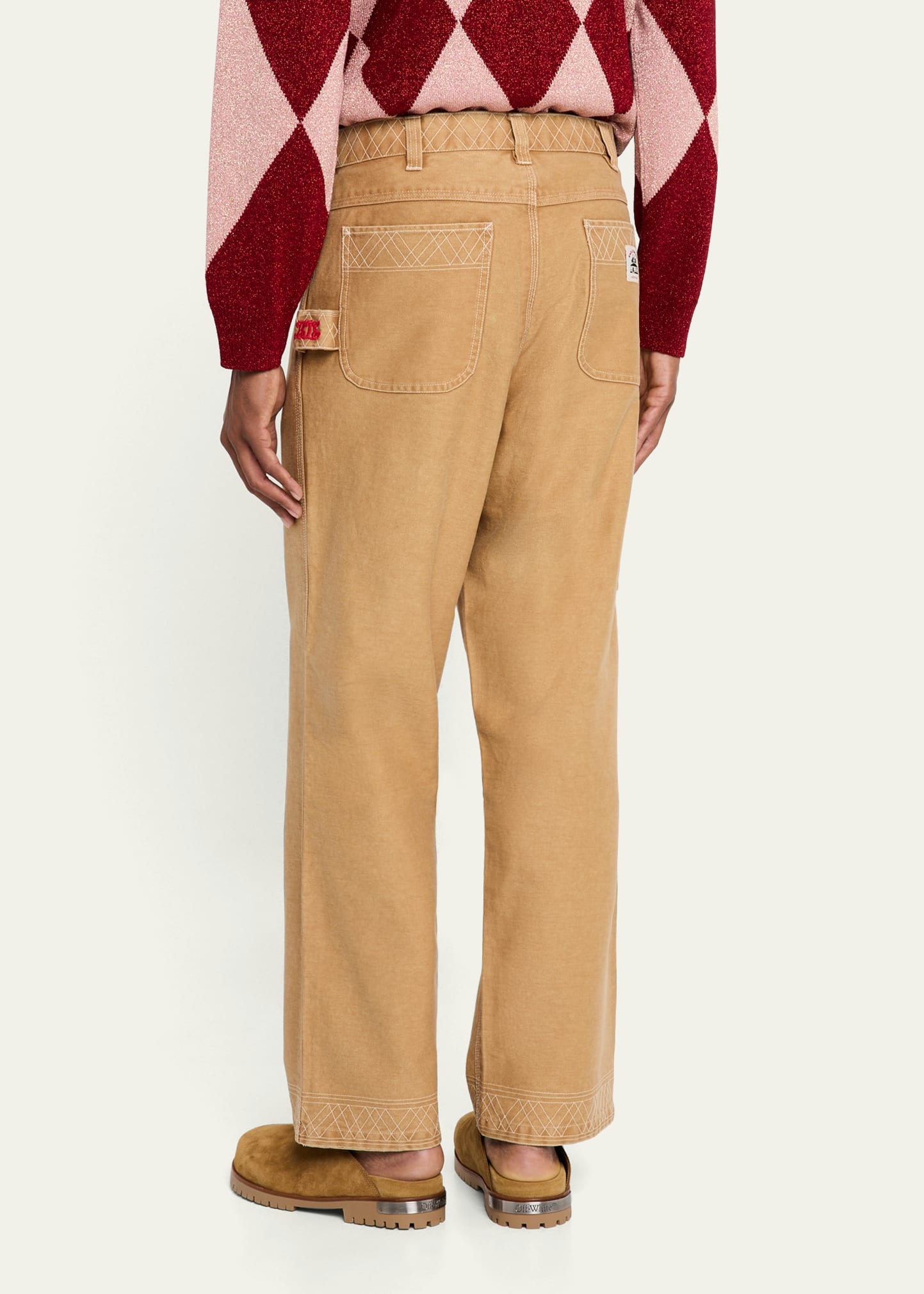 Men's Embroidered Knolly Brook Trousers - 3