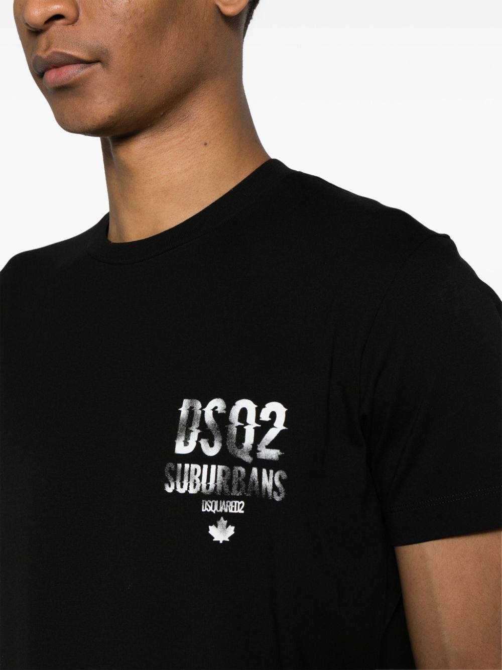 logo-print cotton T-shirt - 5