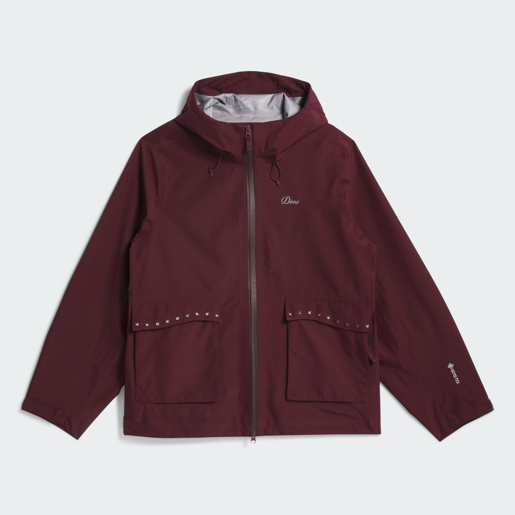 DIME × Adidas Gore Tex jacket adidas x Dime Studded Gore-Tex Jacket (Black) | END. Launches
