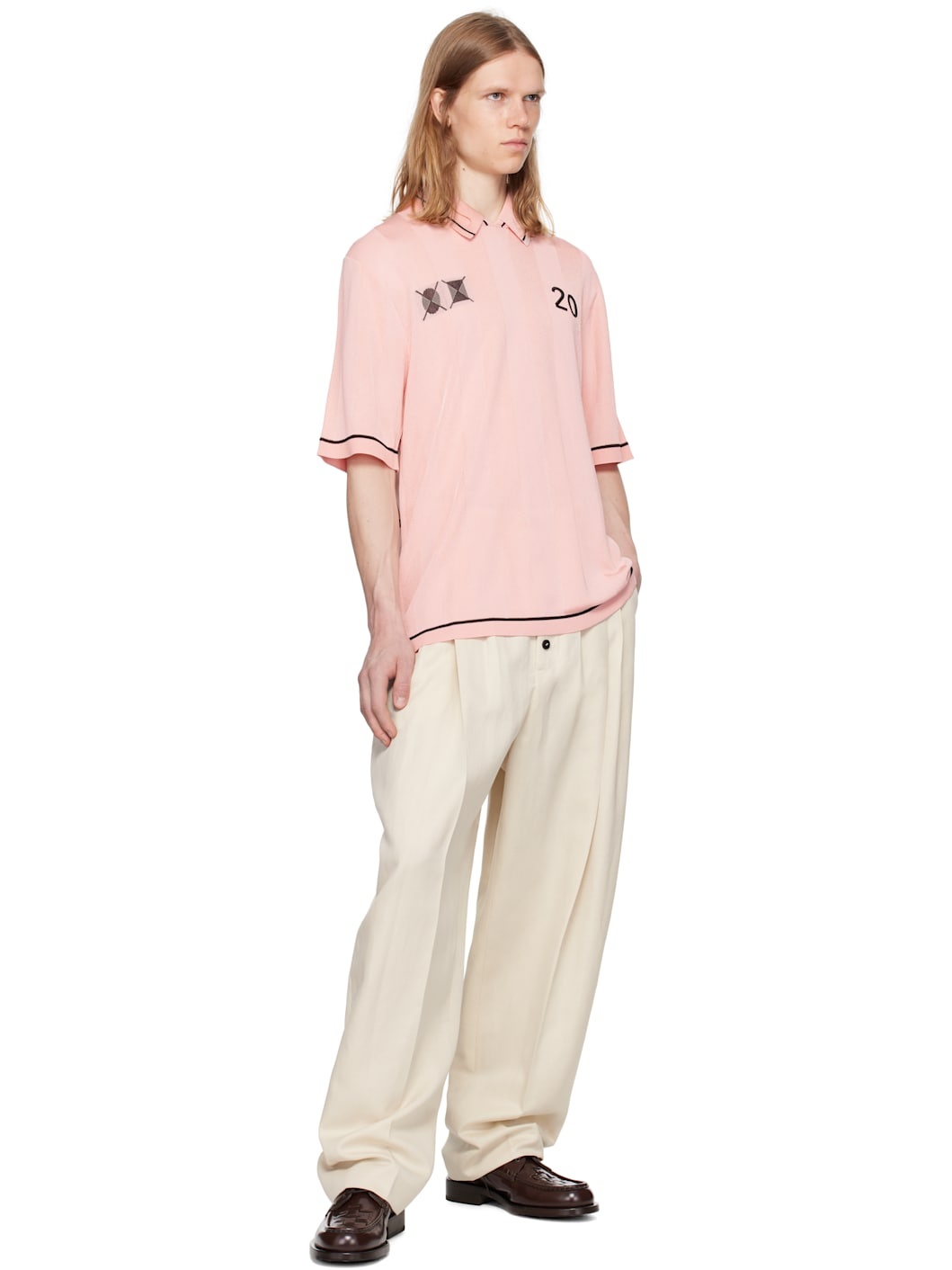 Pink La Croisière 'The Liga' Polo - 4