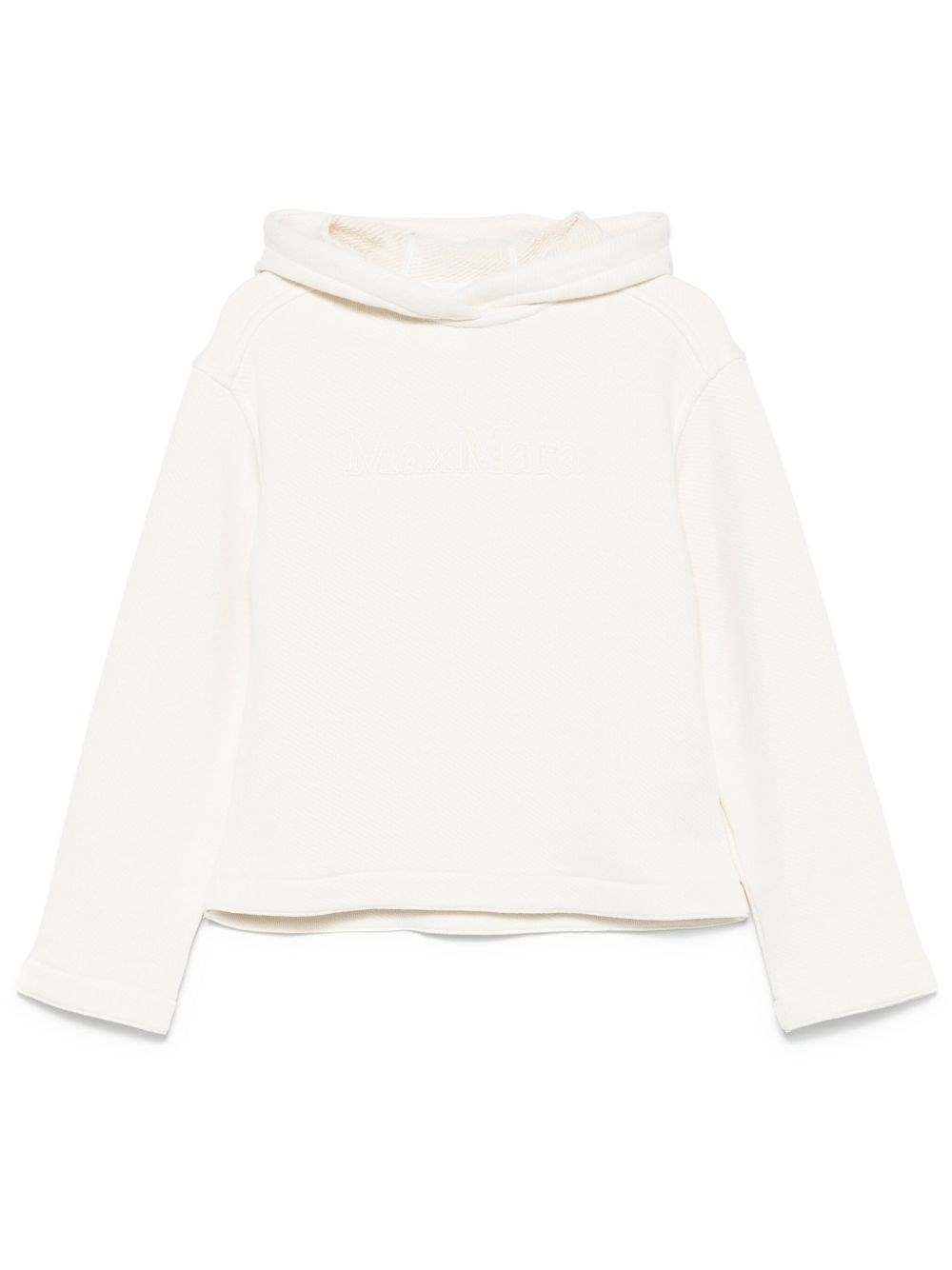Logo cotton hoodie - 1