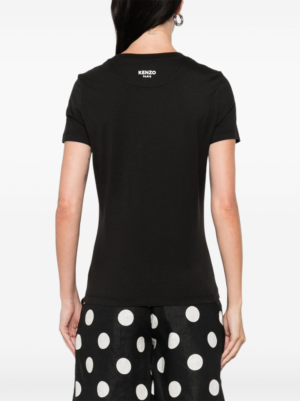 'Boke Flower' embroidered T-shirt - 4