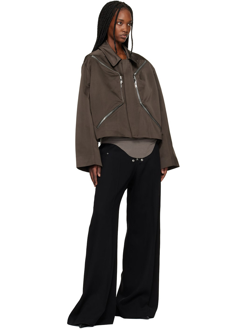 Rick Owens Gray Temple Heizer Mac Jacket outlook