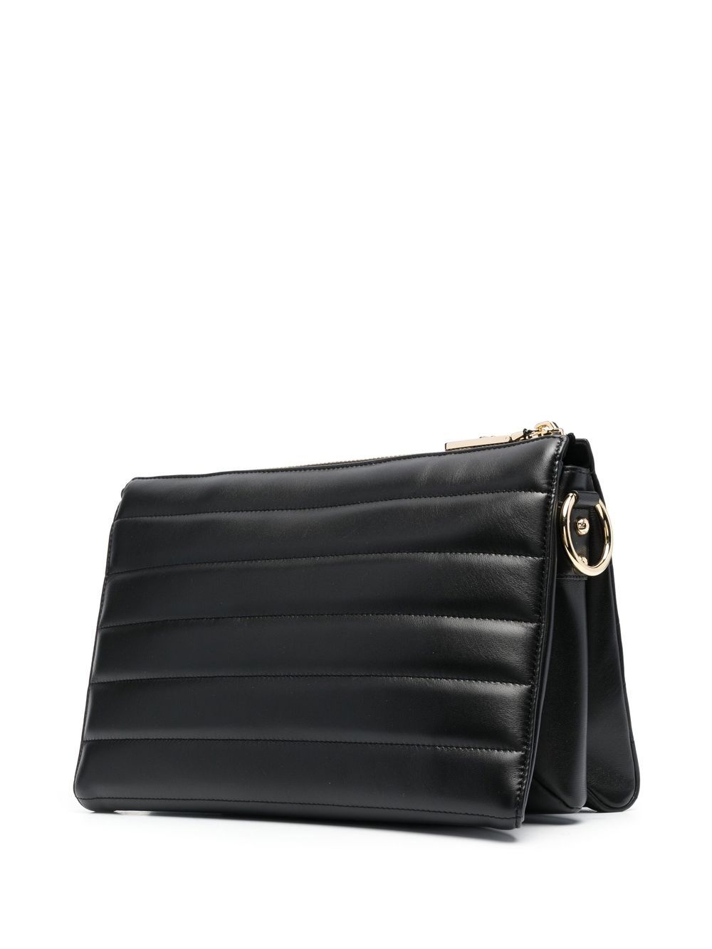 medium Tris leather clutch - 3