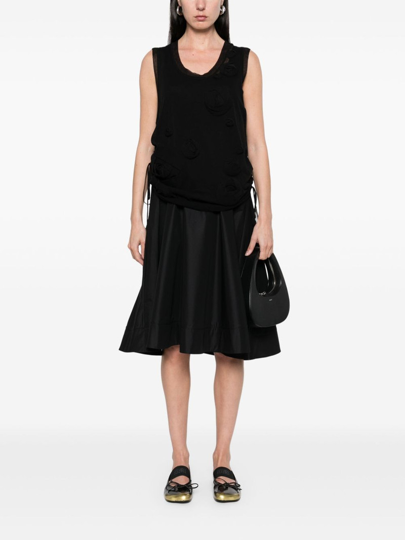 3.1 Phillip Lim floral-appliqué midi dress outlook