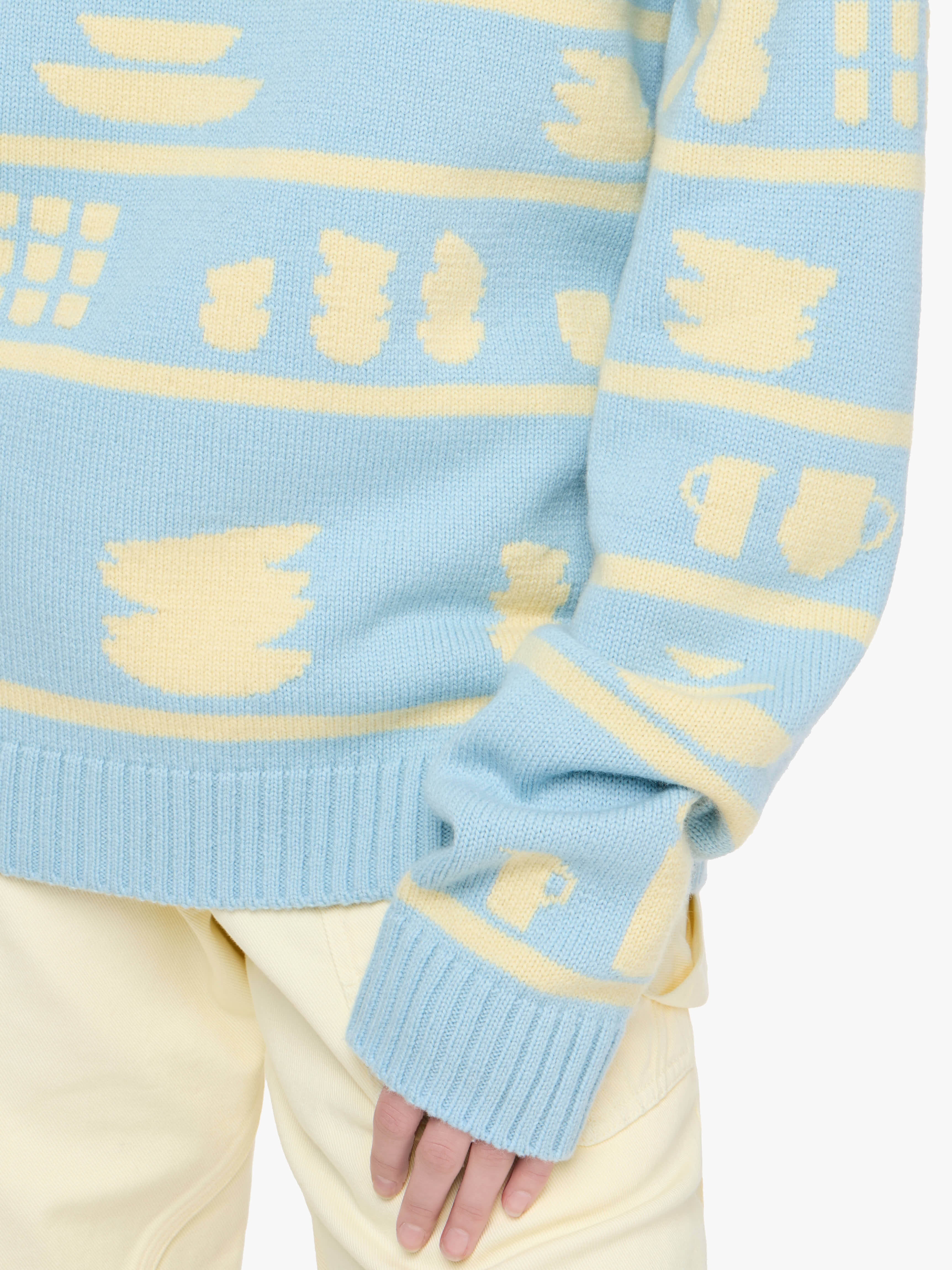 CROCKERY JACQUARD JUMPER - 5