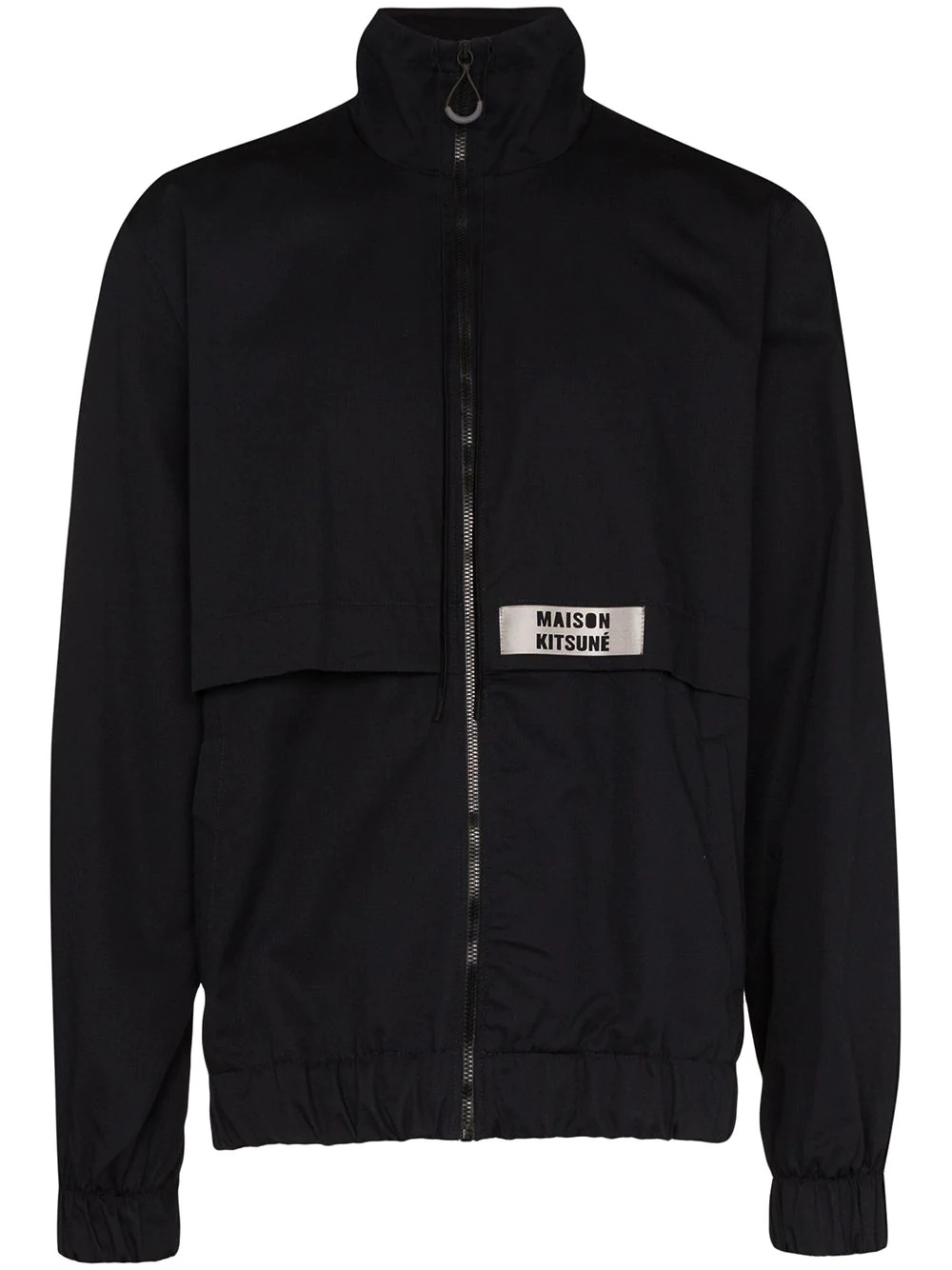 zip-up windbreaker jacket - 1