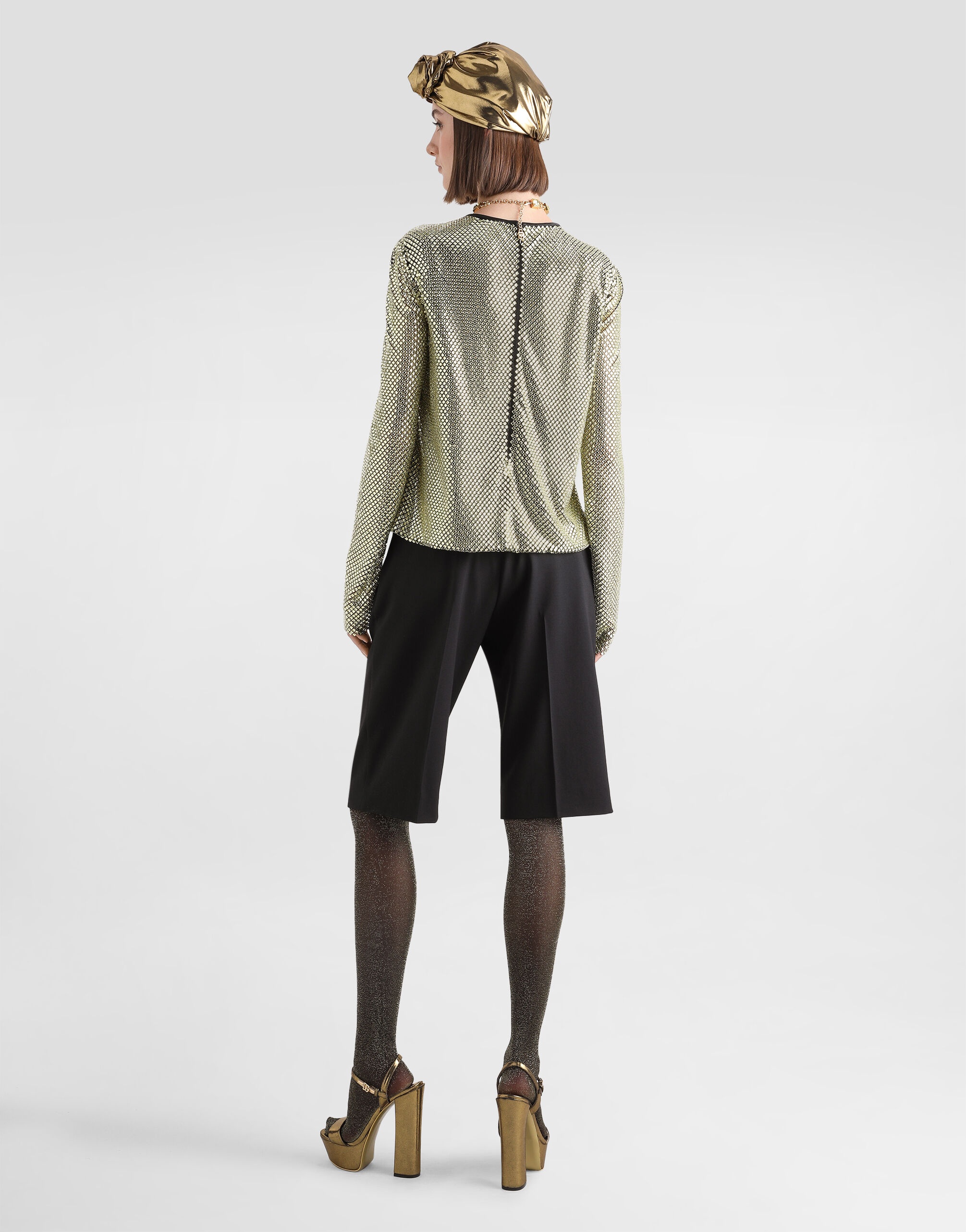 Wool twill shorts - 3