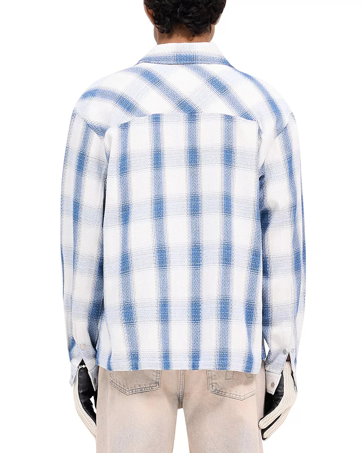Oversized Fit Season Flannel Plaid Shirt - 6