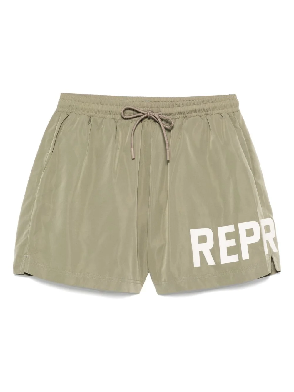 logo-print swim shorts - 1
