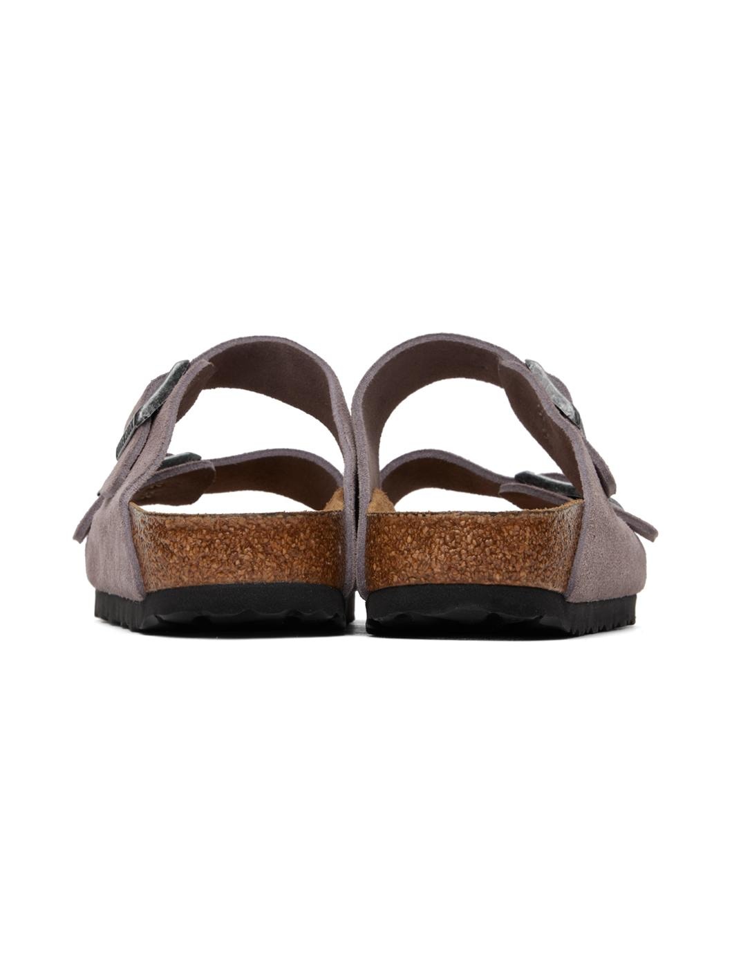 Purple Narrow Arizona Soft Footbed Sandals - 2