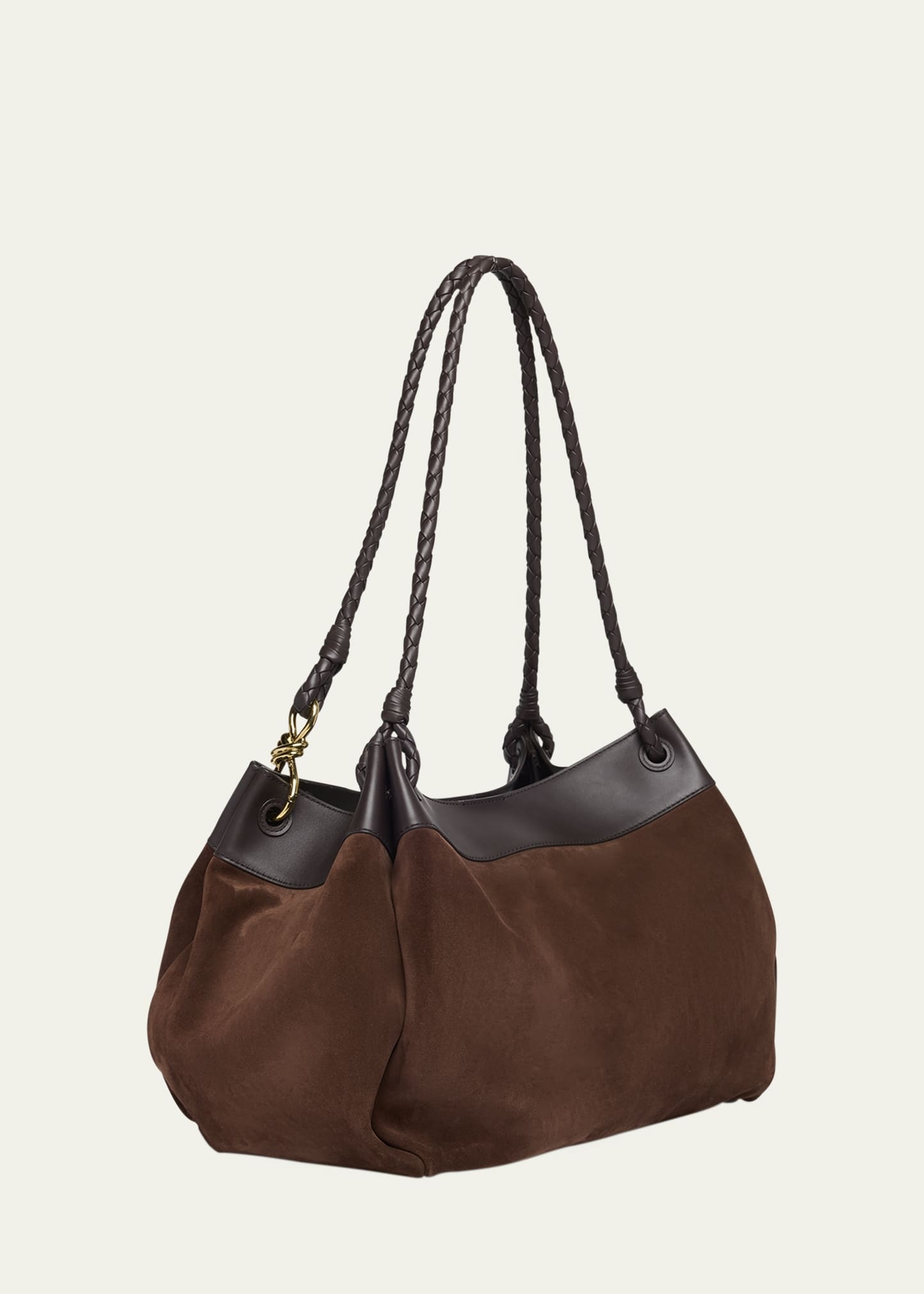 Parachute Maxi Suede Shoulder Bag - 3